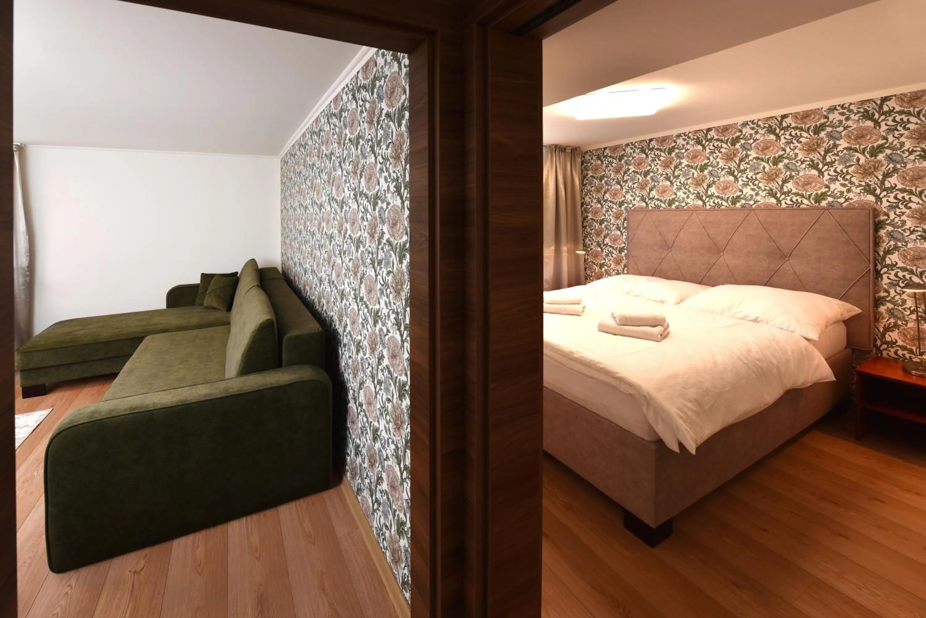 Photo of the whole room, Bed in APLEND Hotel Lujza Major