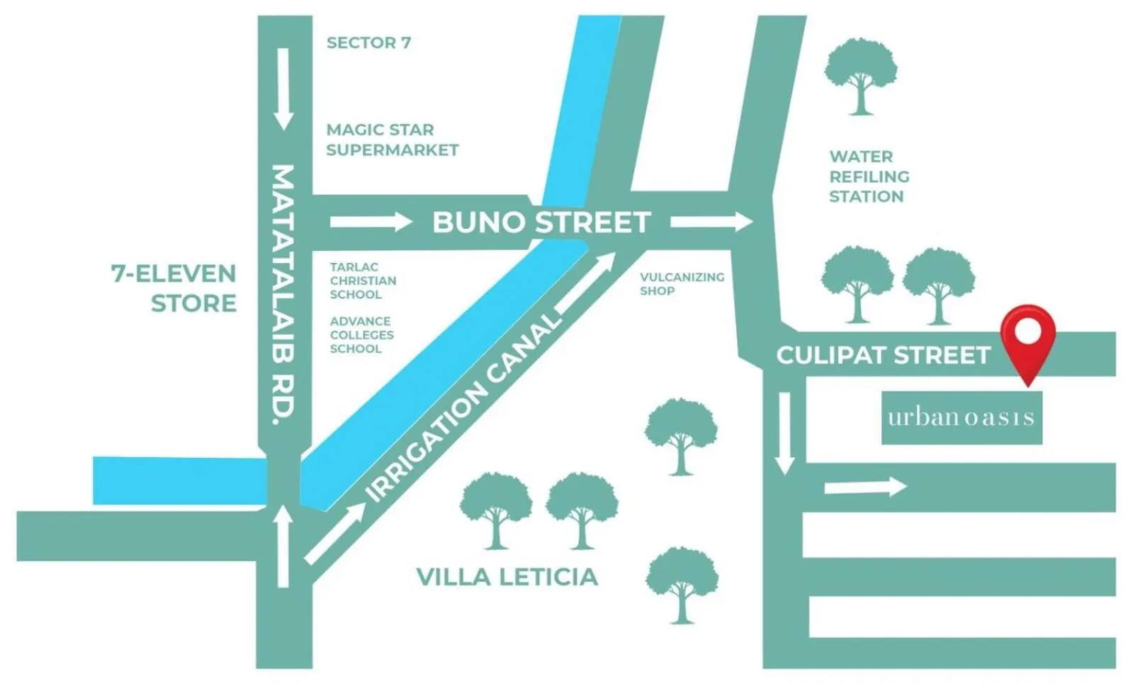 Location in Urban Oasis Resort, Tarlac