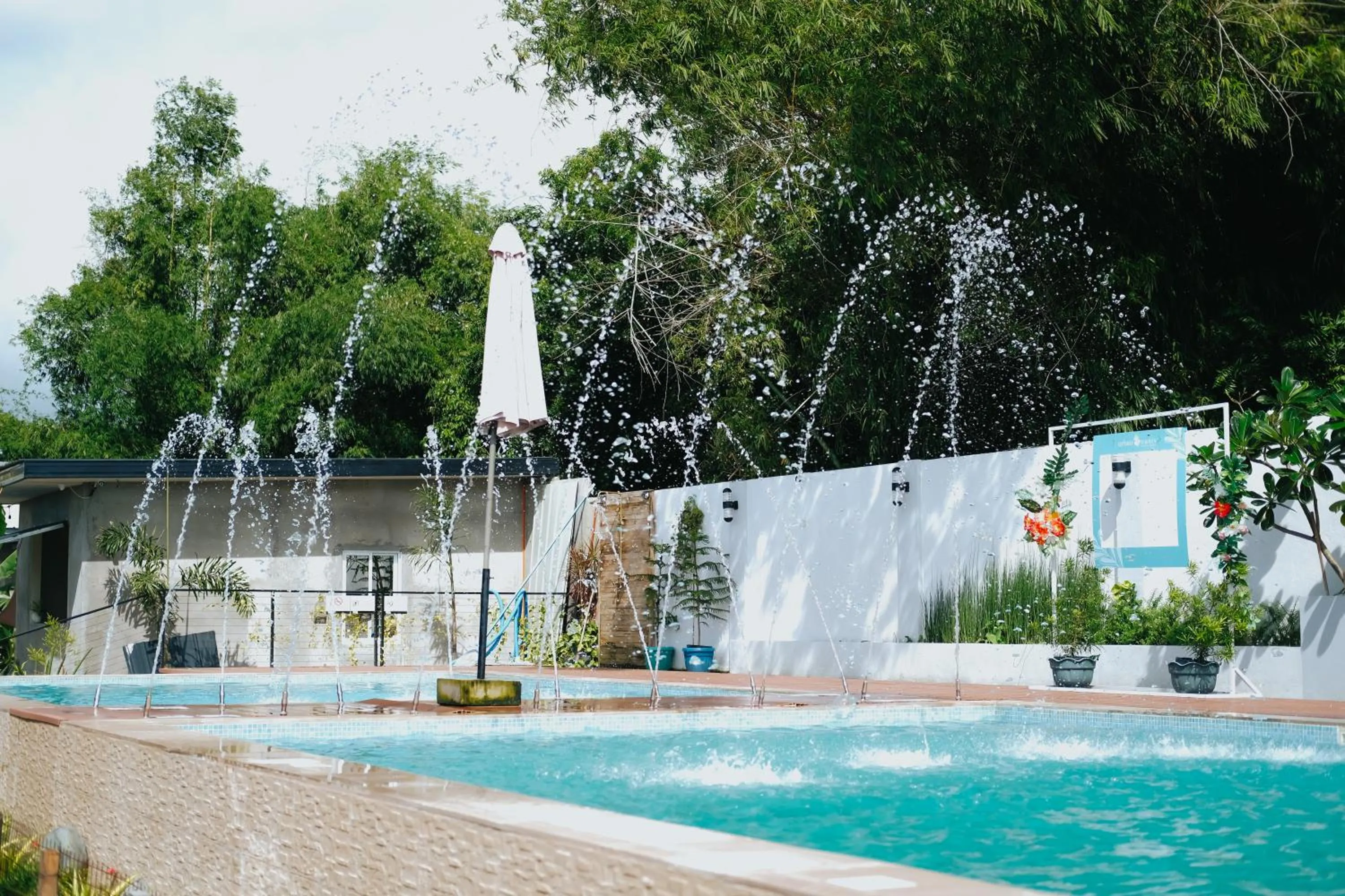 Pool view in Urban Oasis Resort, Tarlac