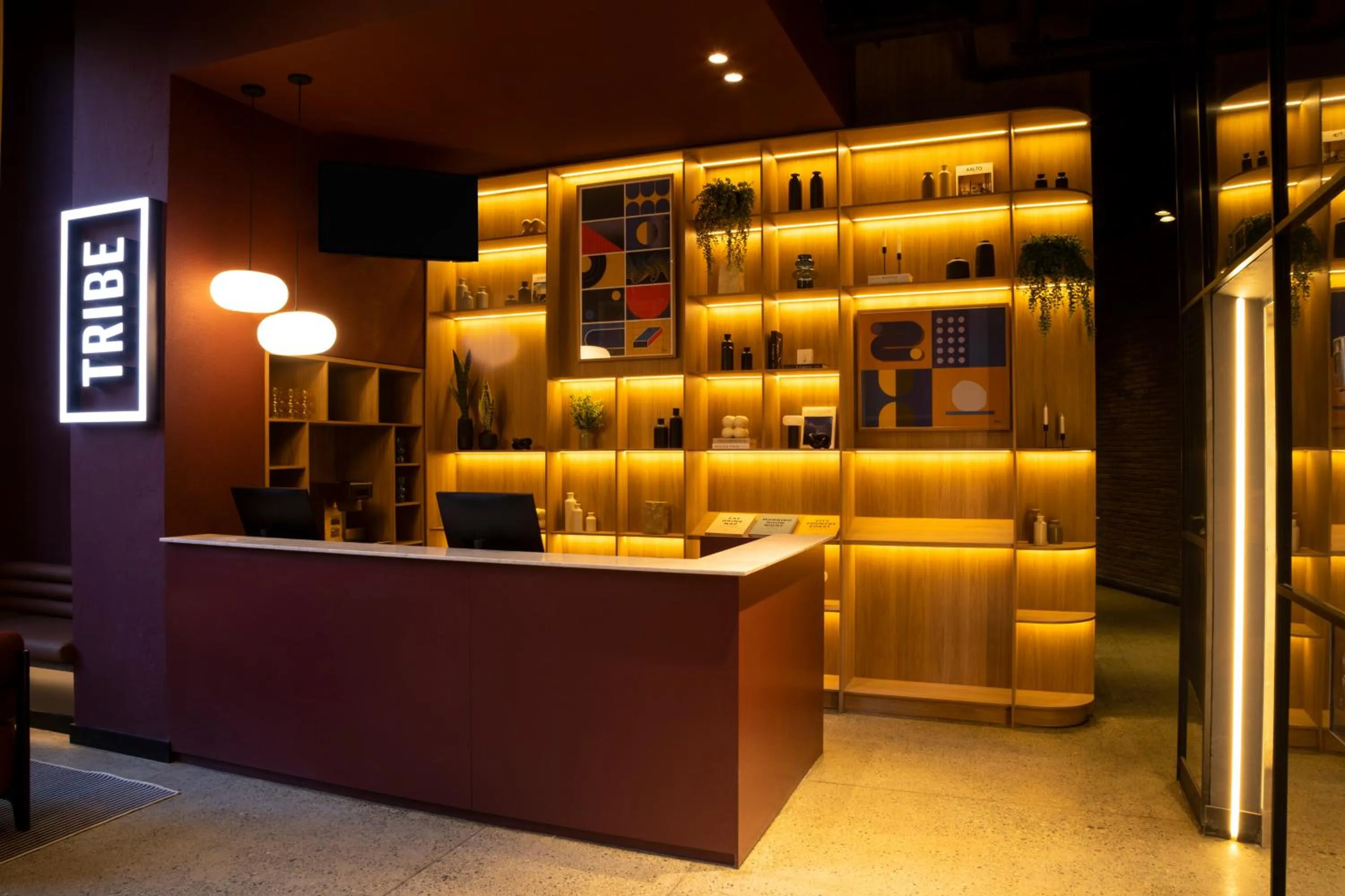 Lobby or reception in Tribe Medellín