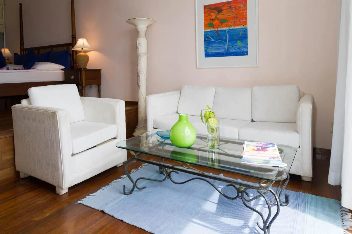 Living room in Blue Haven Hotel - Bacolet Bay - Tobago