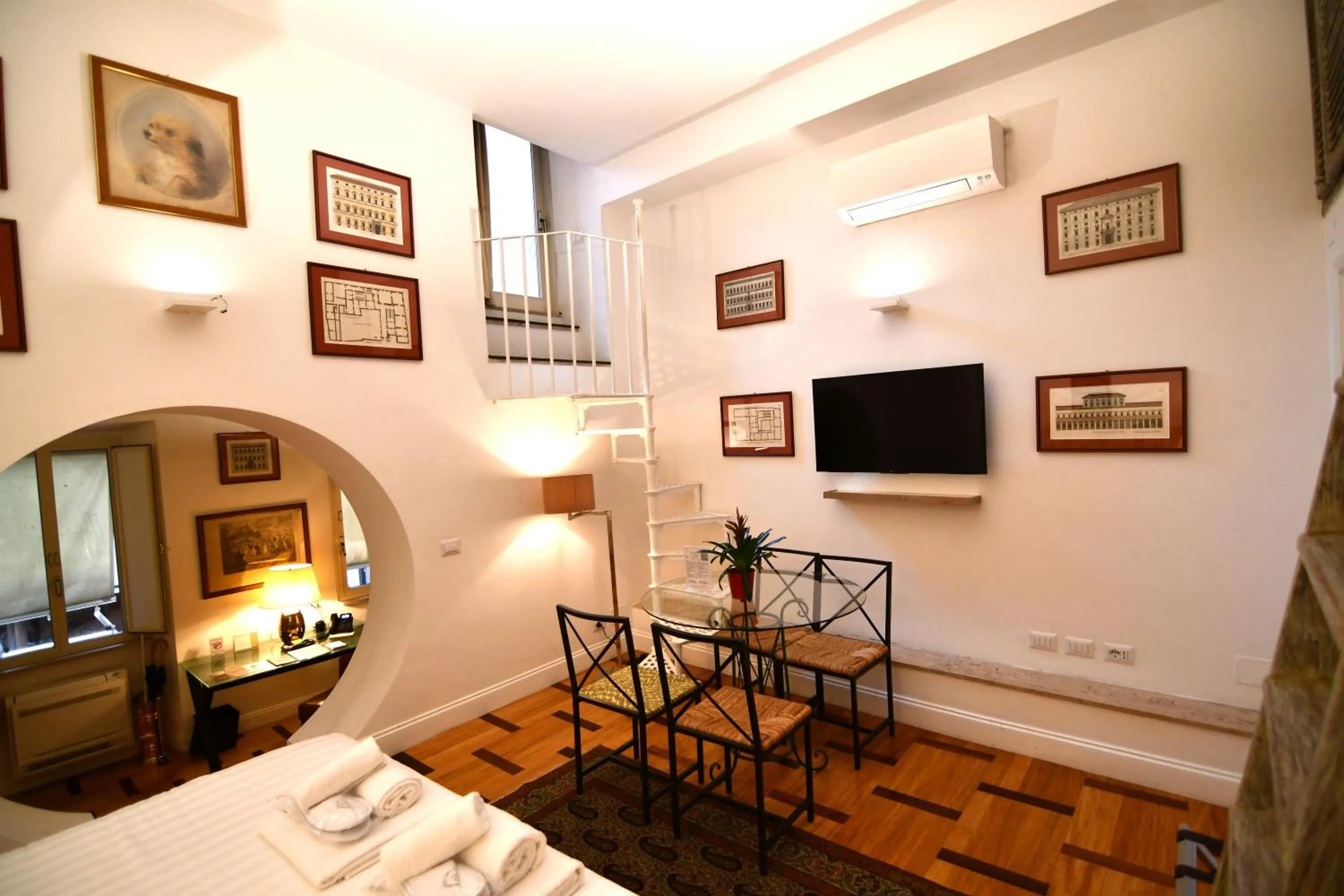 Living room, Bed in Babuino 79