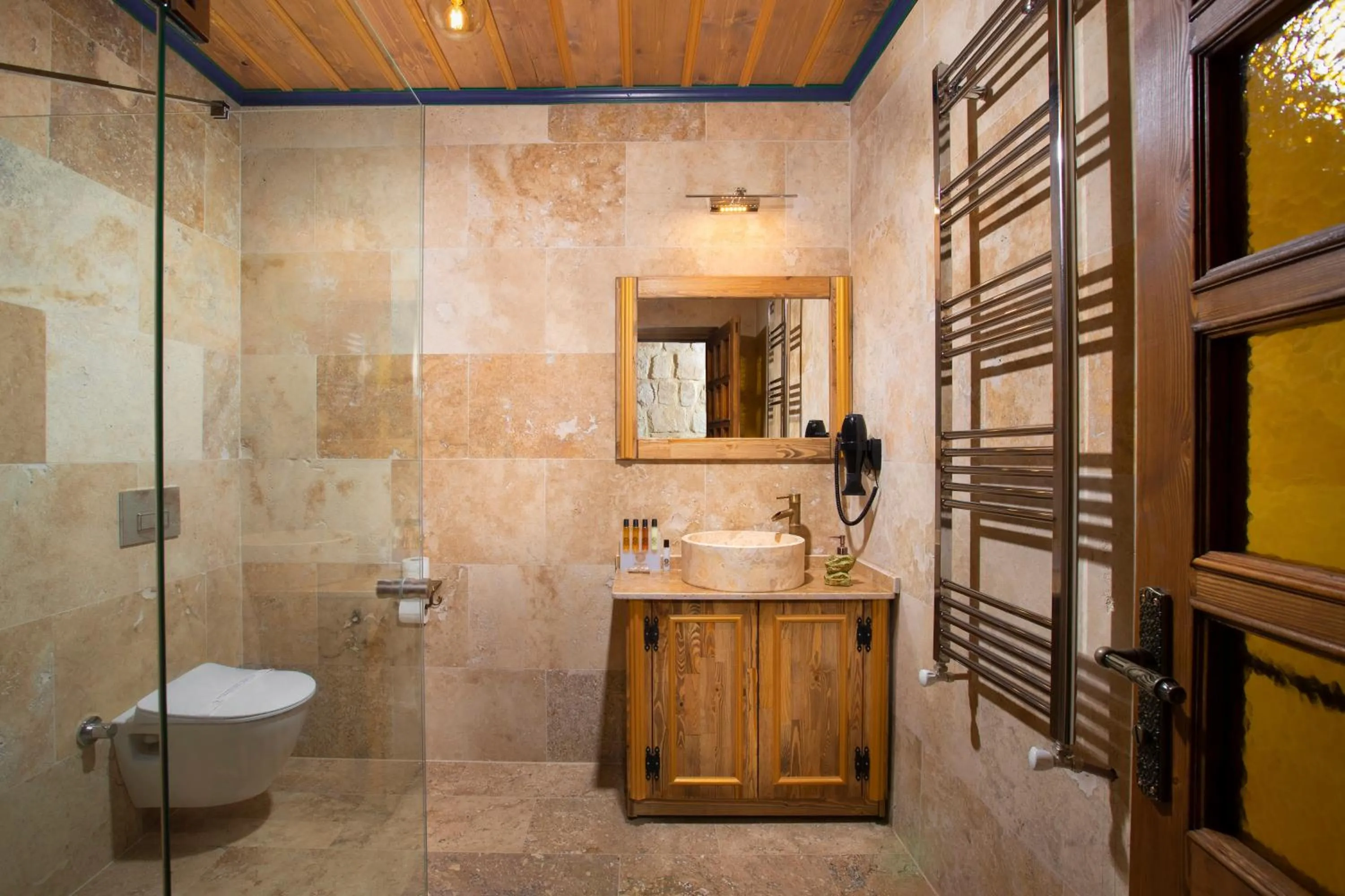 Toilet in Dionysos Cave Cappadocia Hotel