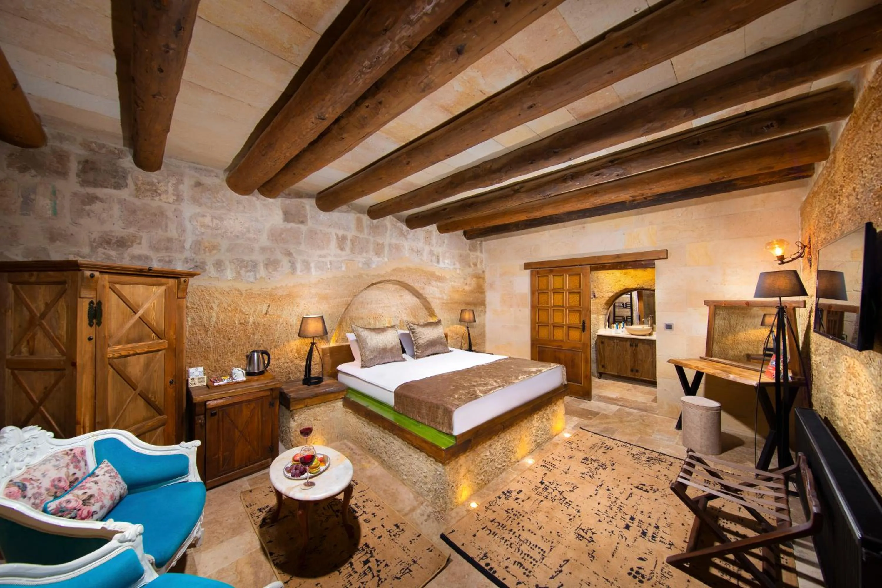 Bedroom, Bed in Dionysos Cave Cappadocia Hotel