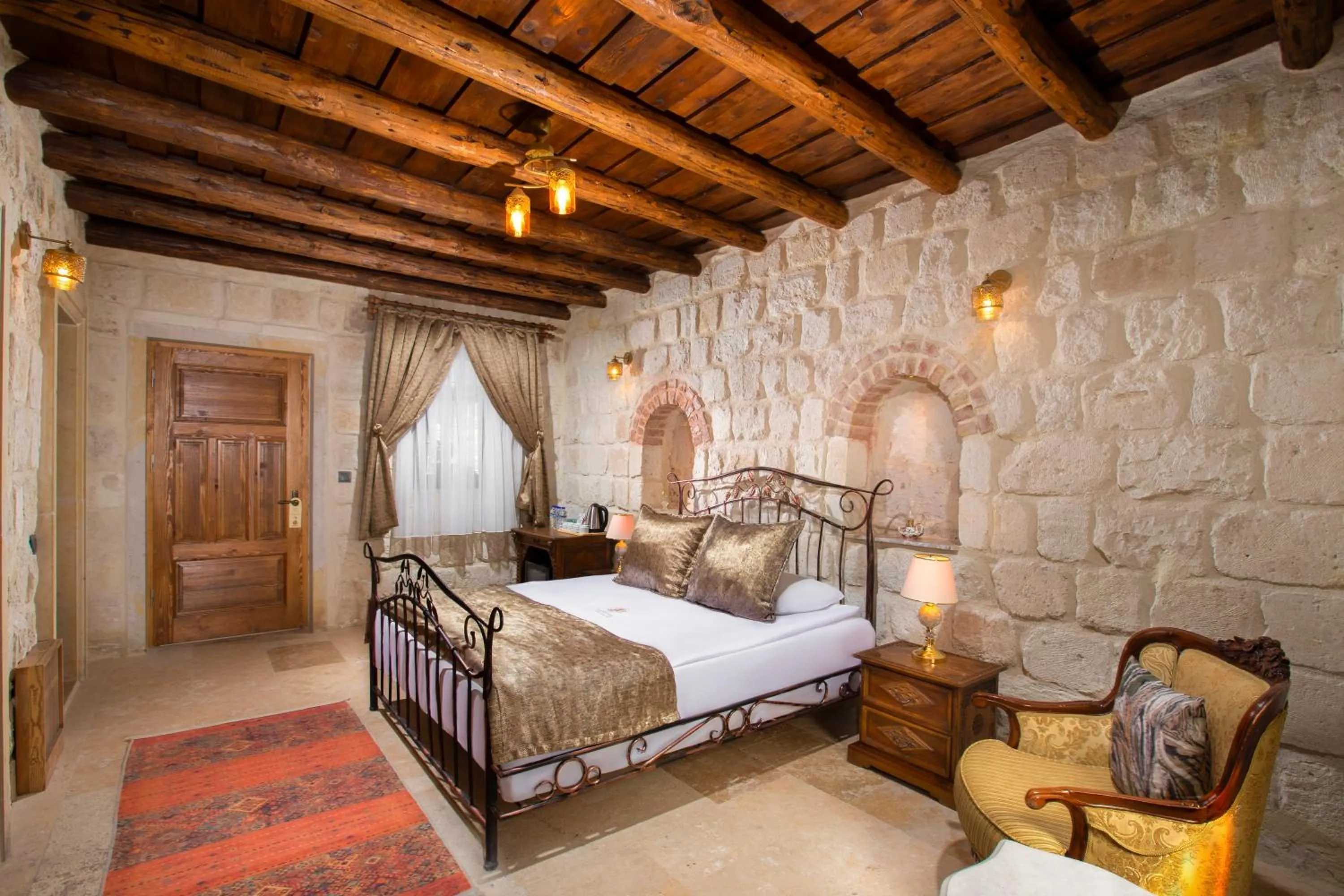 Bedroom, Bed in Dionysos Cave Cappadocia Hotel