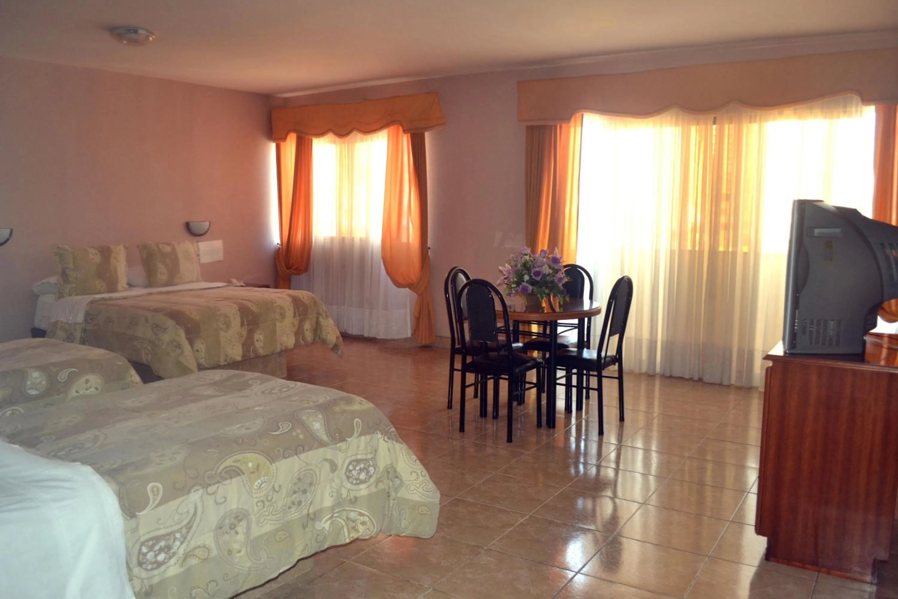 Dining area, Bed in Hotel Costa Pacifico