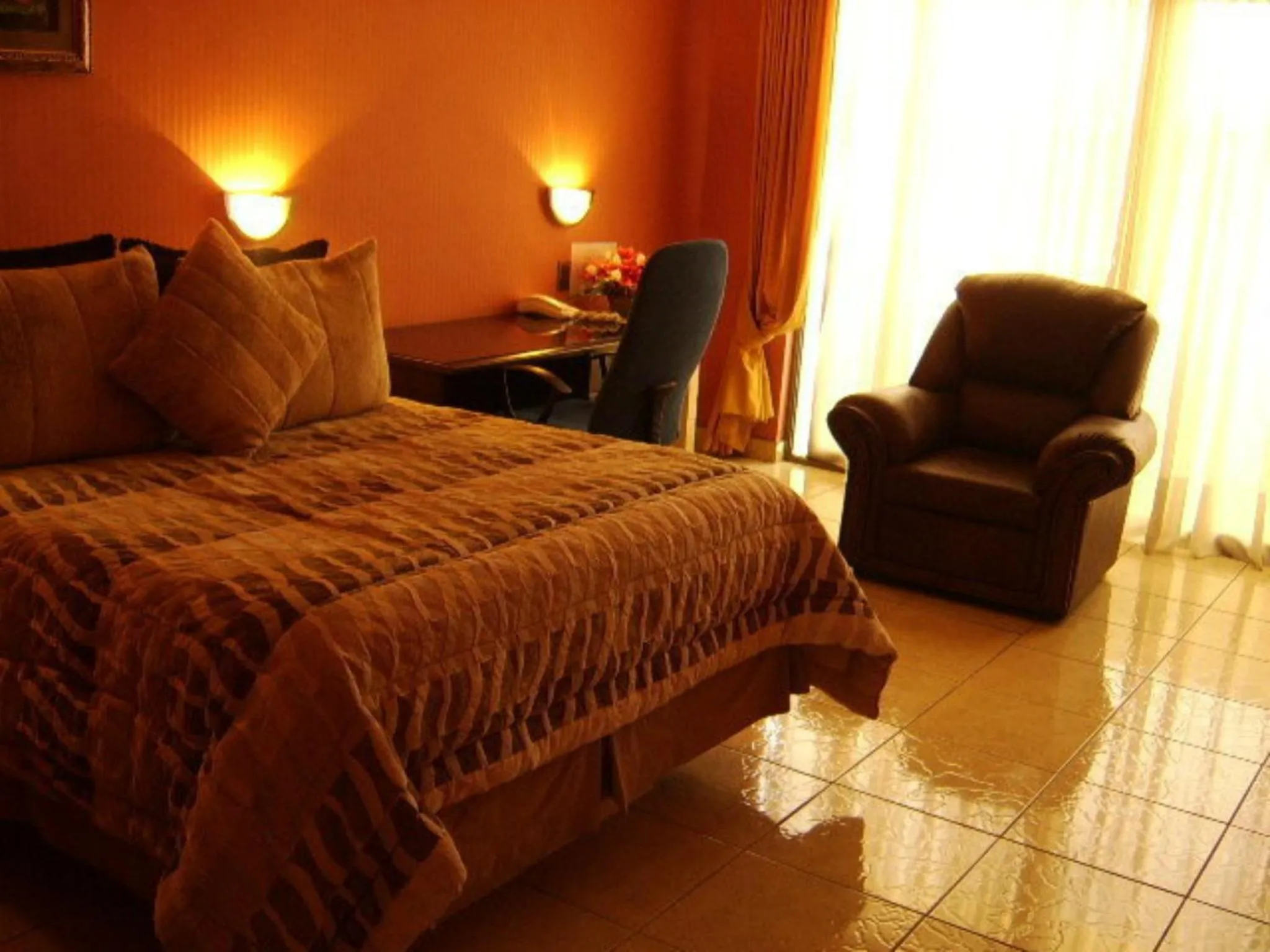 Seating area, Bed in Hotel Costa Pacifico