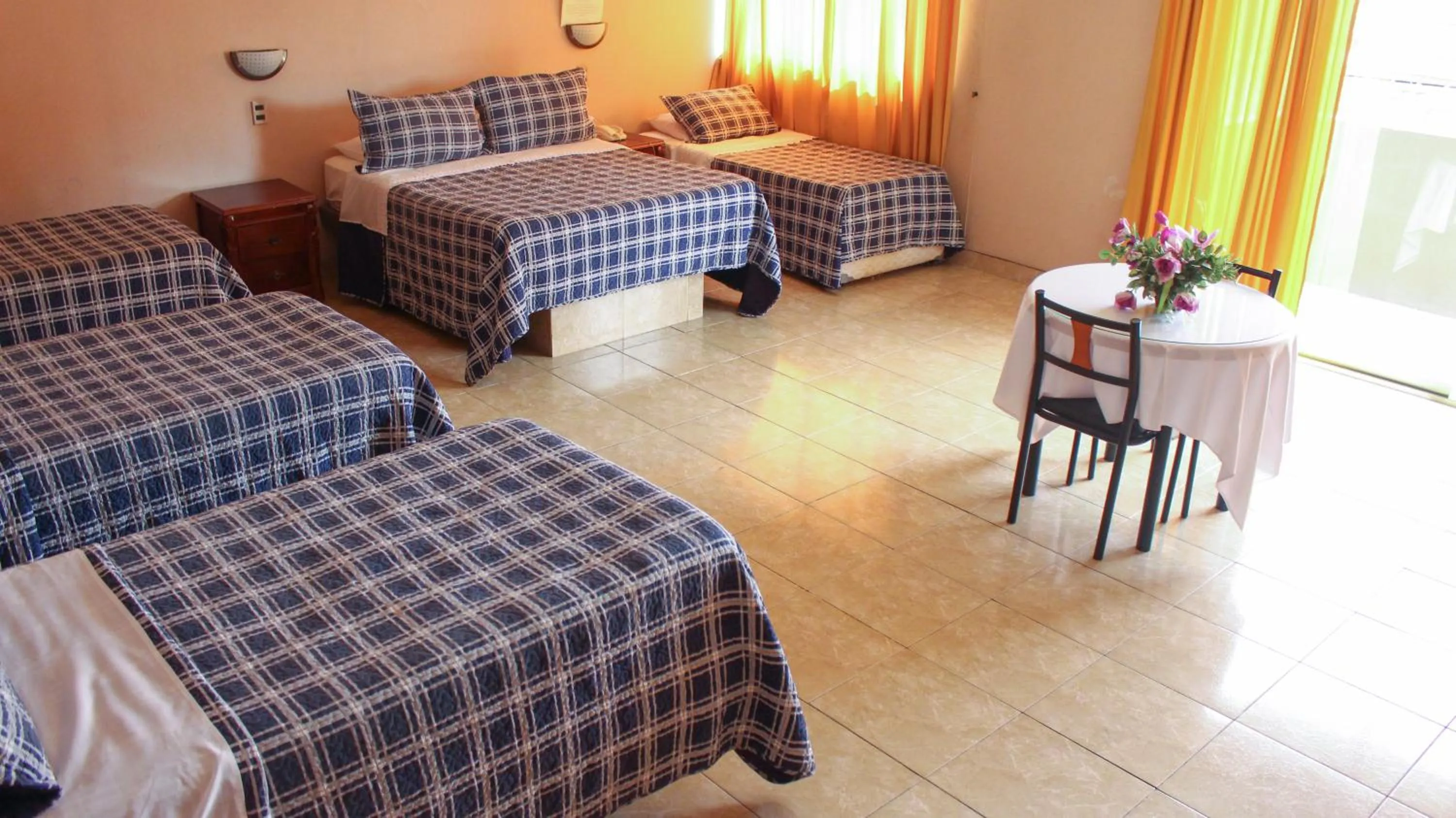 Bed in Hotel Costa Pacifico