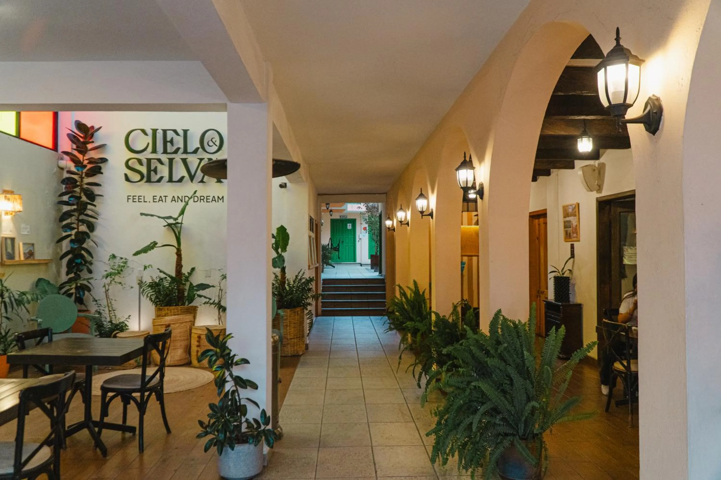 Living room in Hotel Cielo y Selva, San Cristobal de las Casas