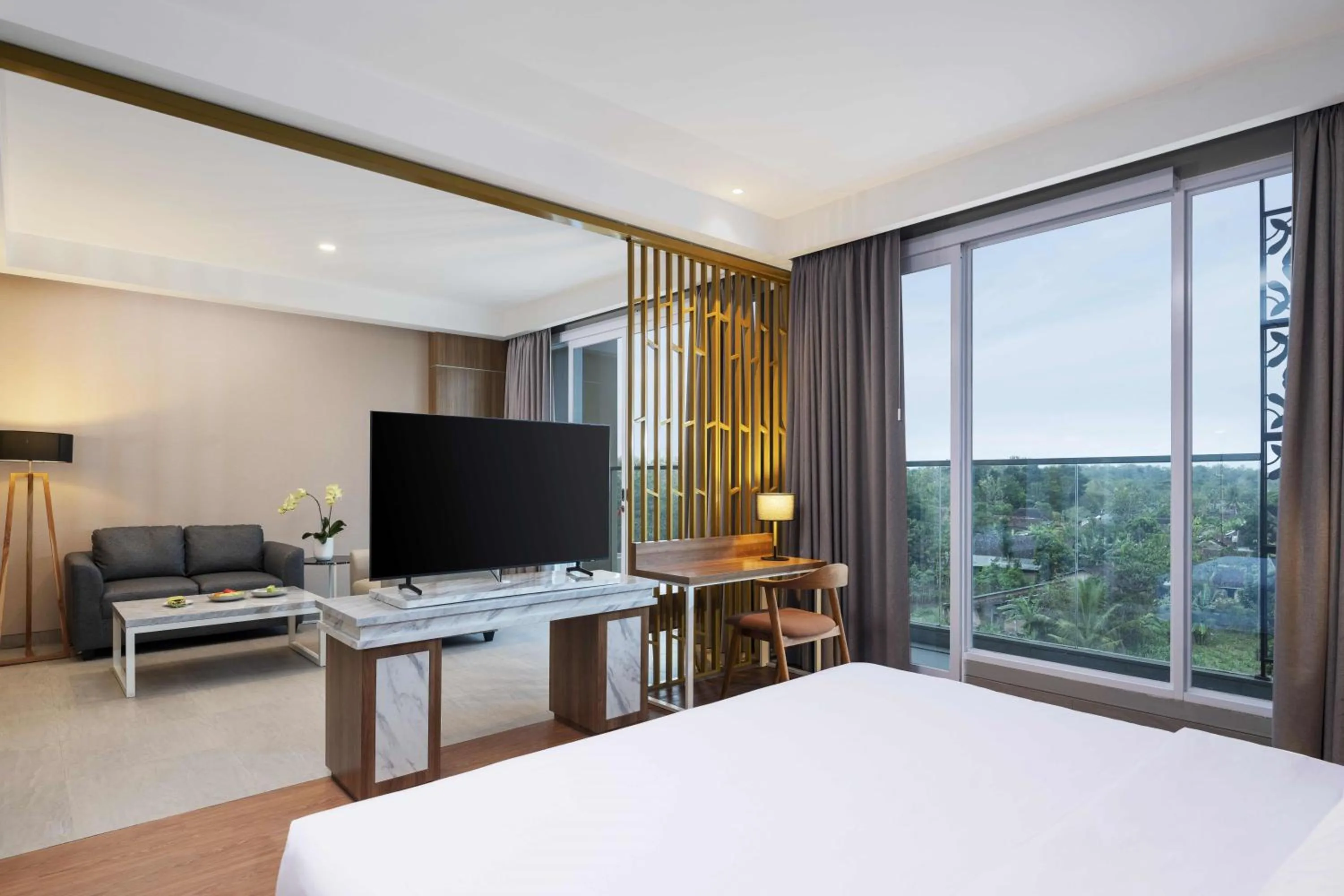 Bed in Hotel Santika Gunungkidul