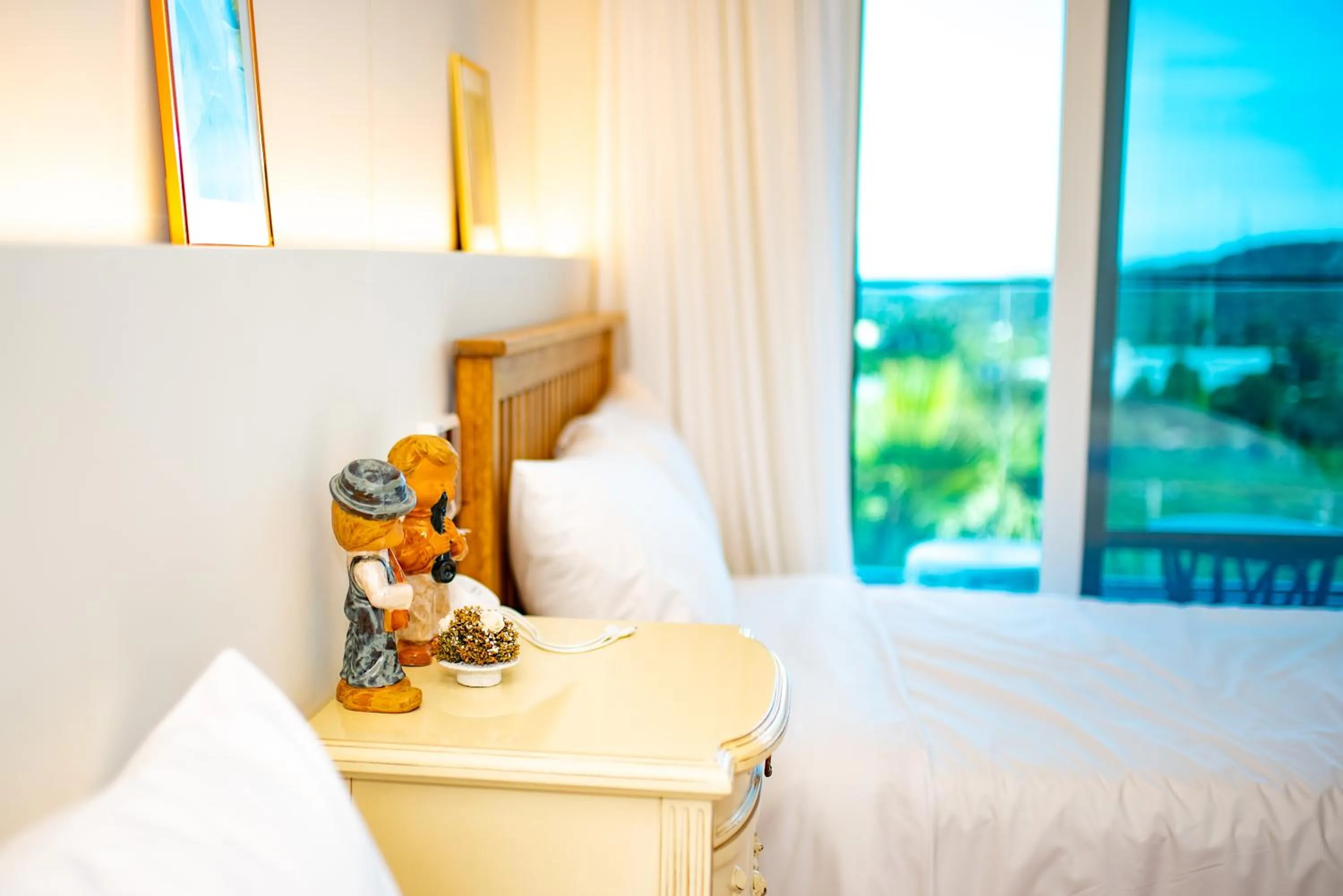 Bed in Jeju BunkerHotel&Resort