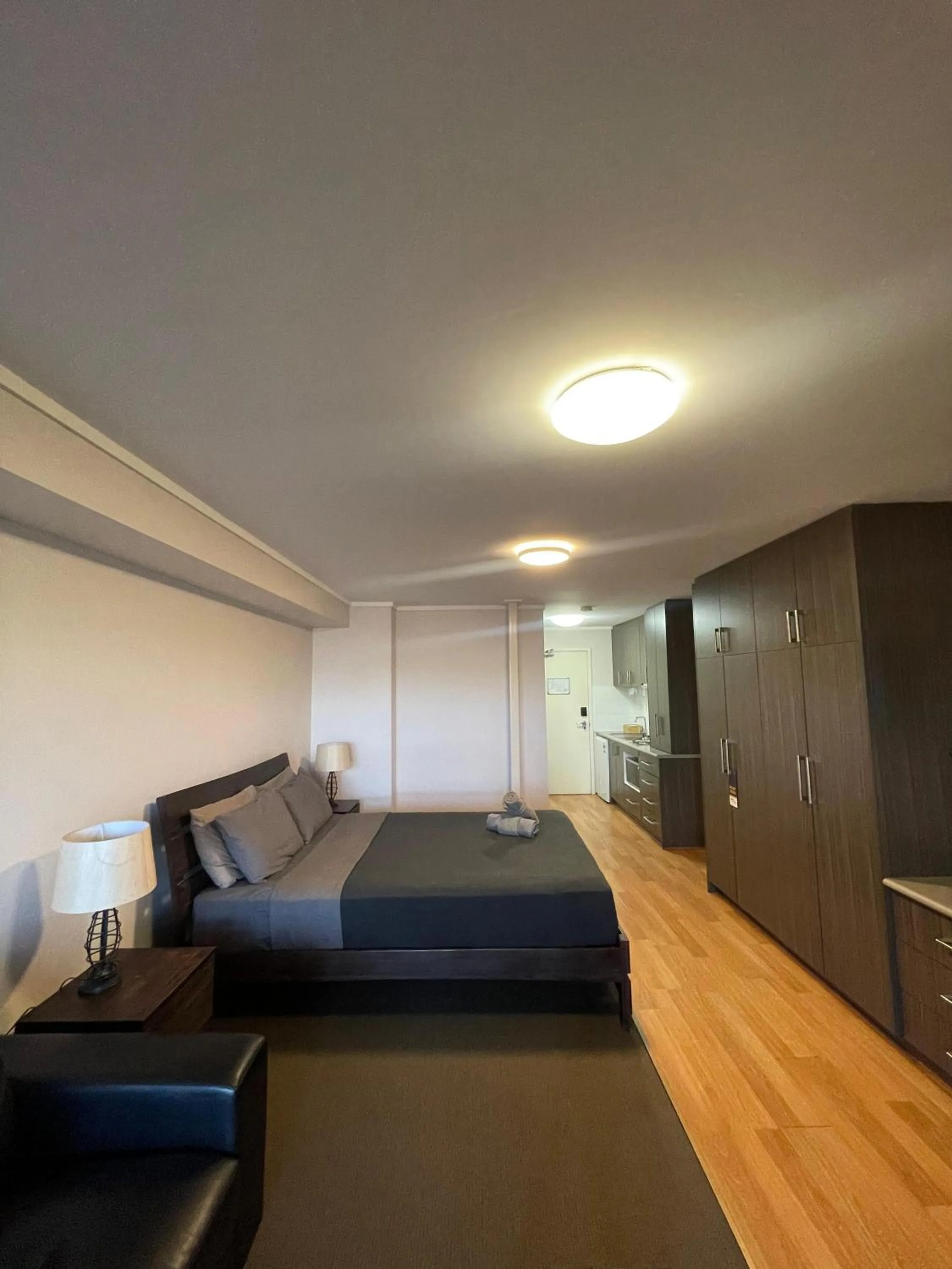 Bed in Spinifex Hotel