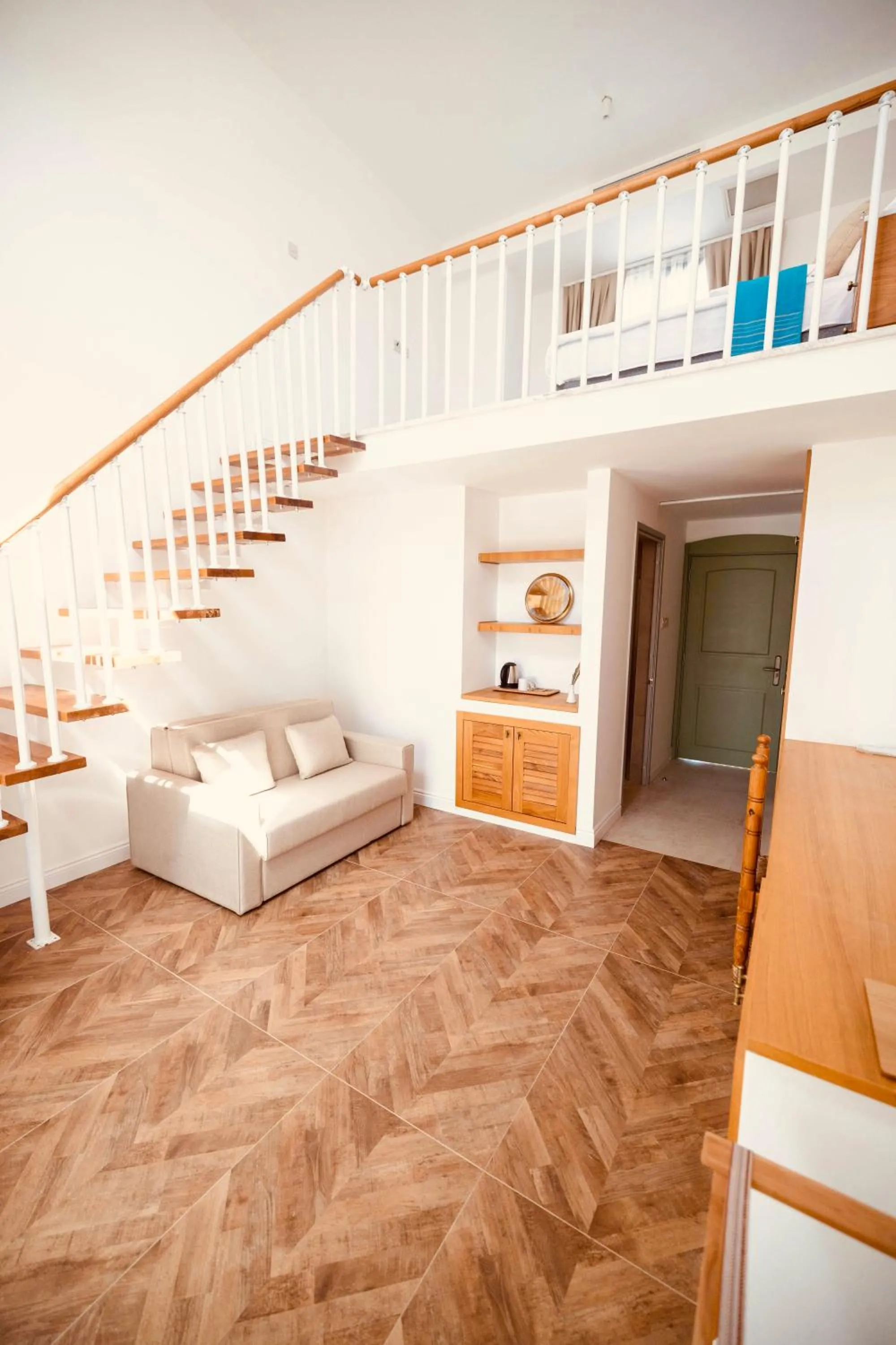 Bed in Palmonte Suites Hotel & SPA