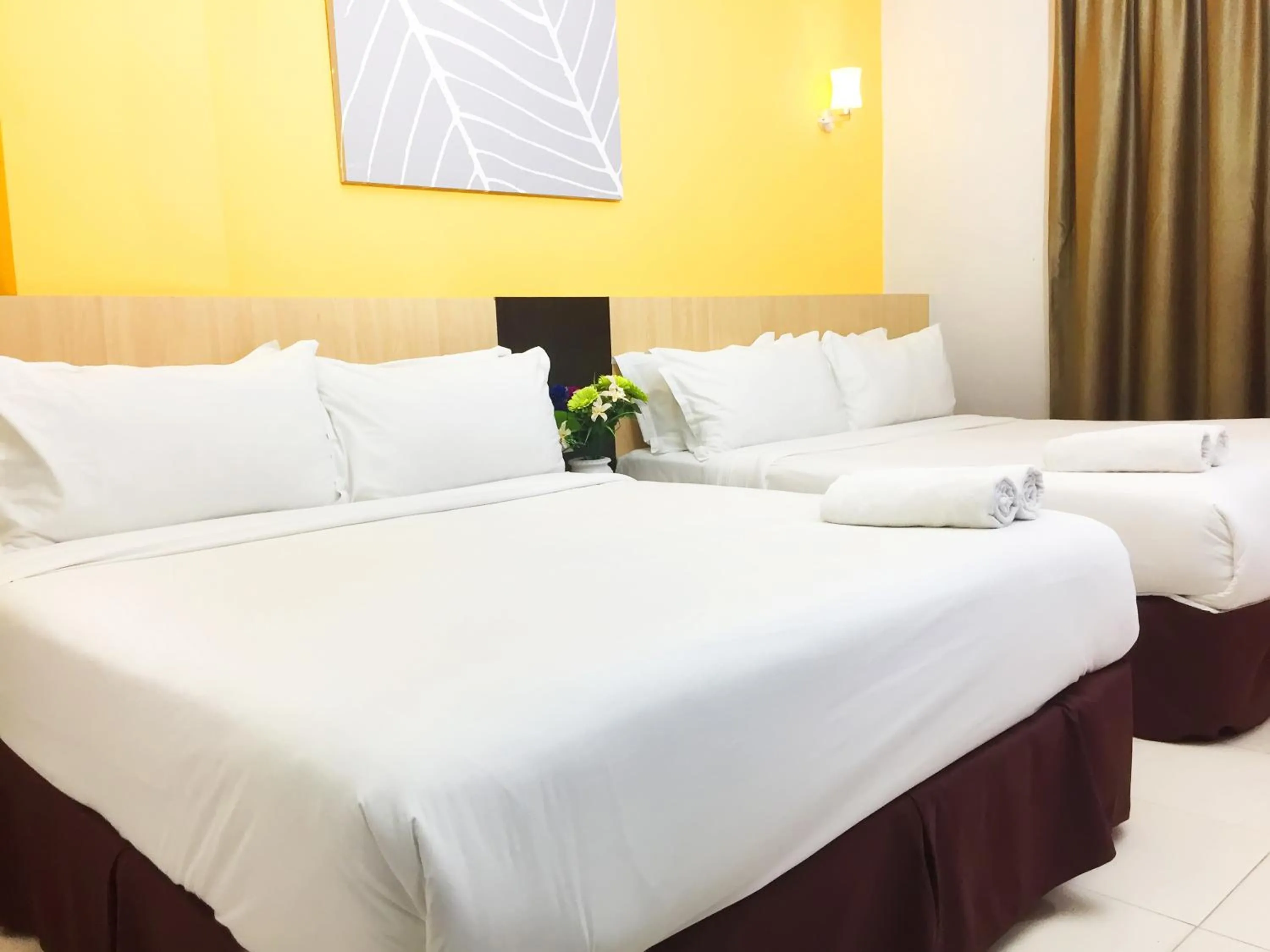 Bed in Temasek Hotel