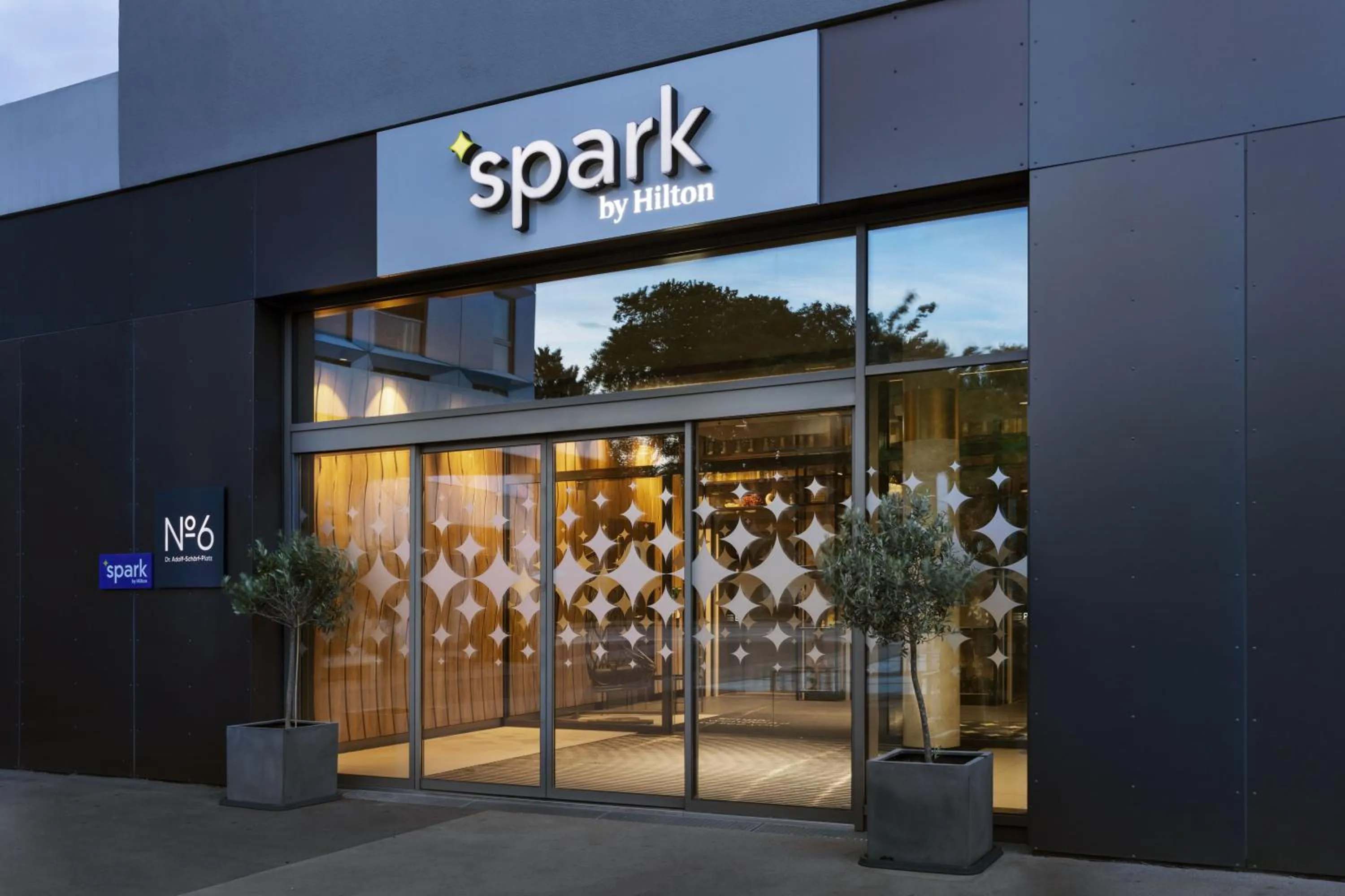 Property building in Spark by Hilton Vienna Donaustadt