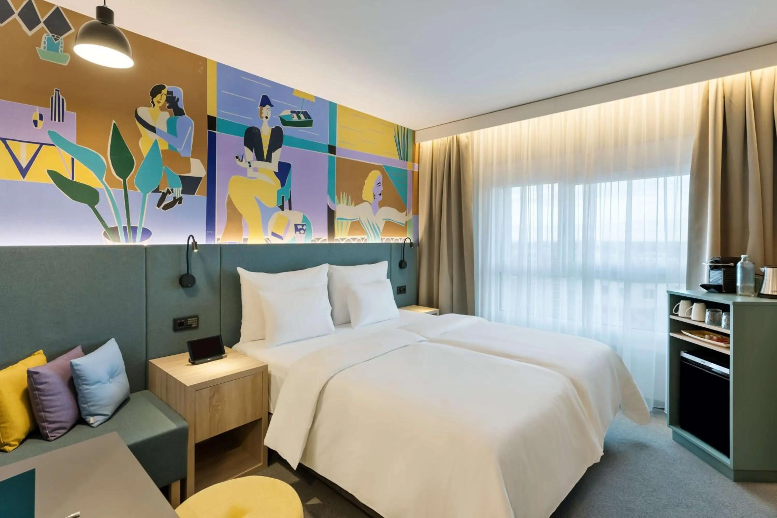 Bed in Spark by Hilton Vienna Donaustadt