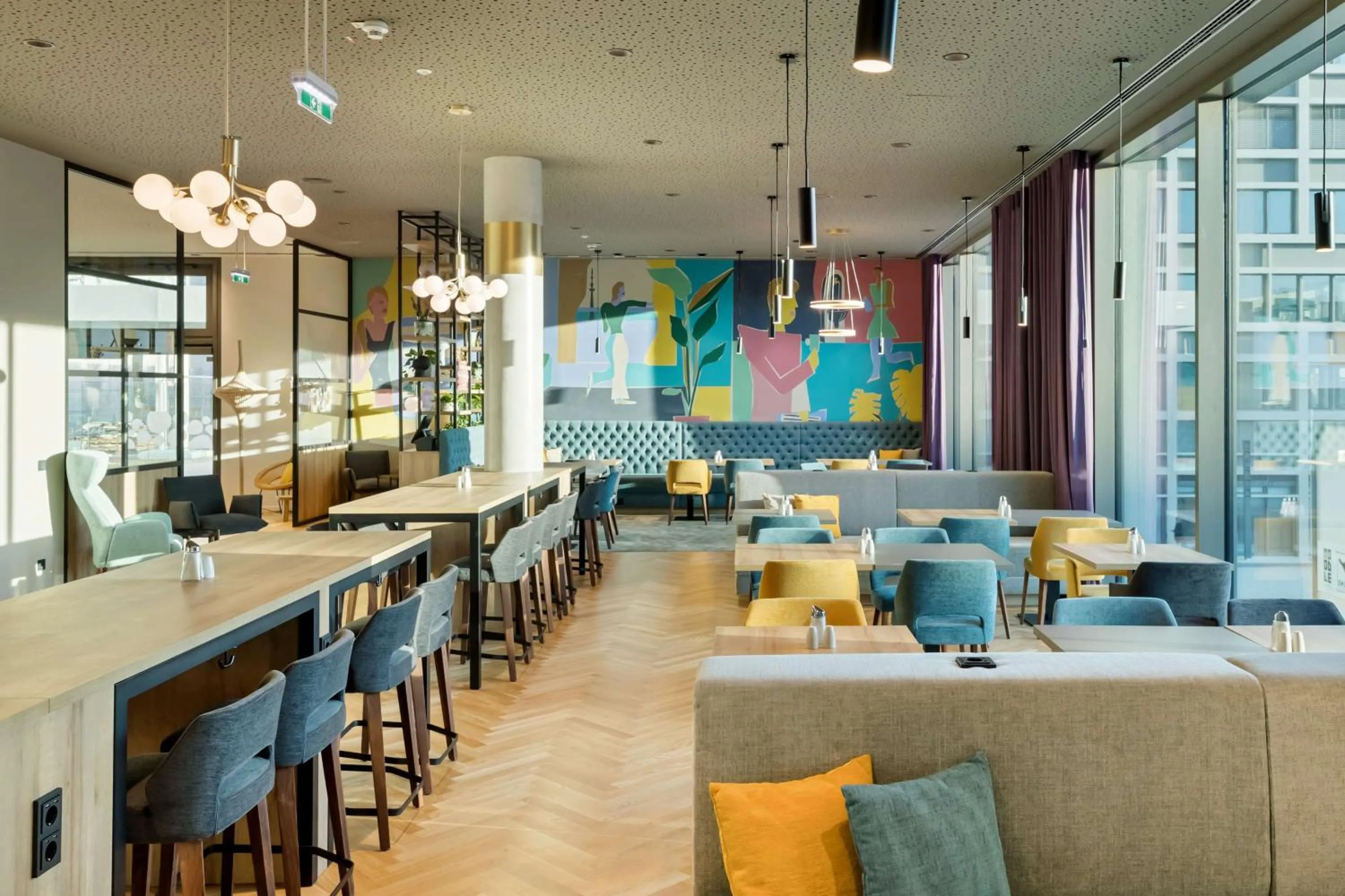 Restaurant/places to eat in Spark by Hilton Vienna Donaustadt