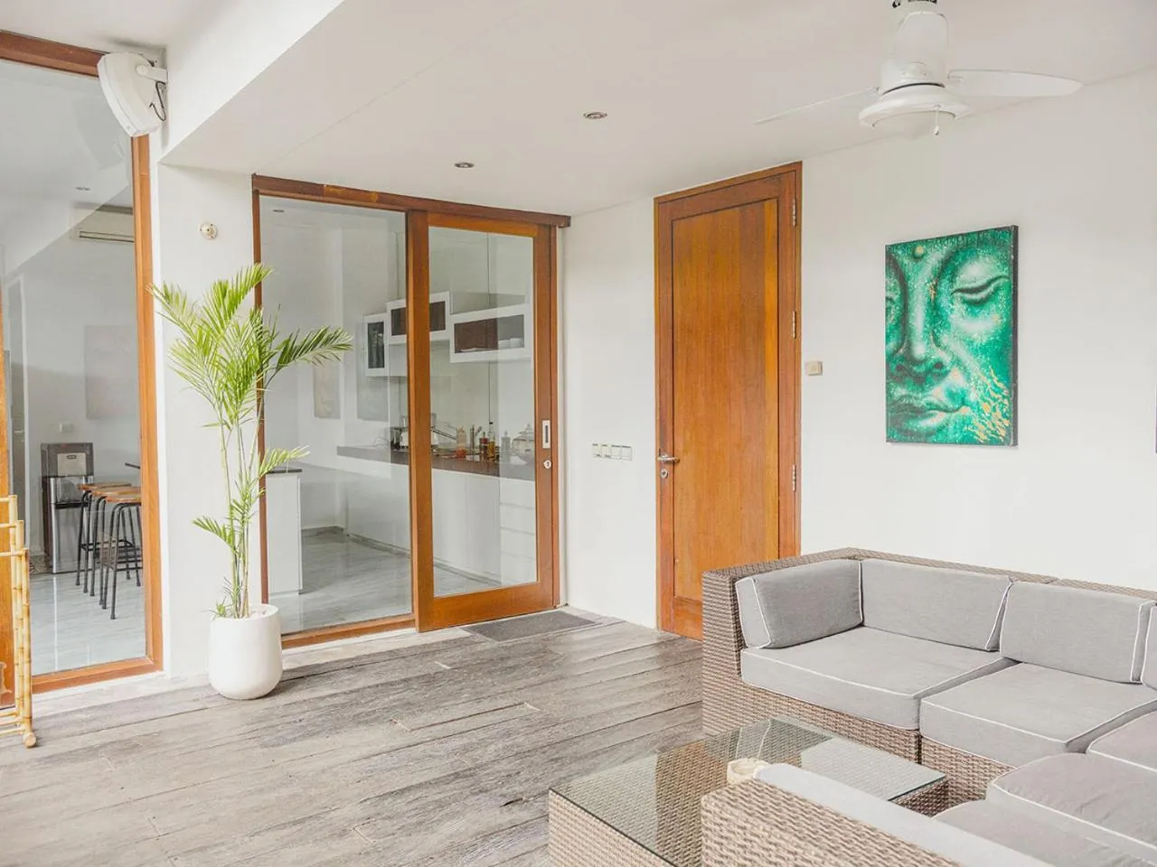 Seating area in AB Villa & Apartments