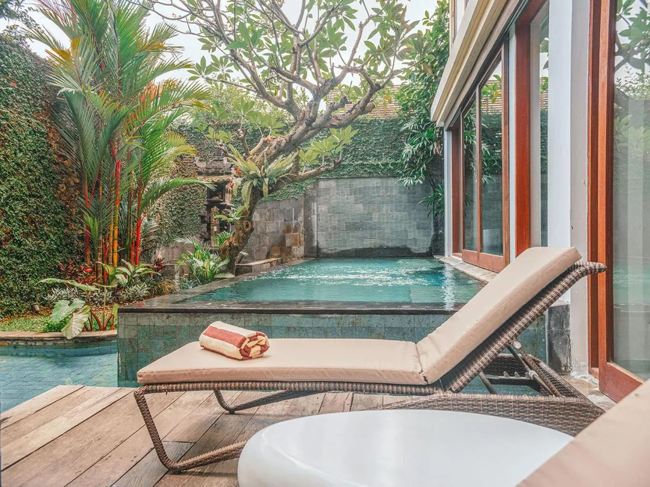 Patio in AB Villa & Apartments