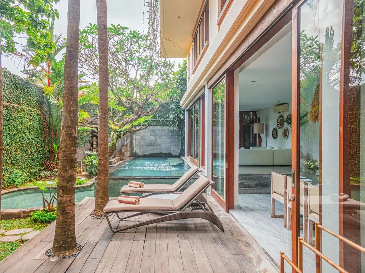 Patio in AB Villa & Apartments