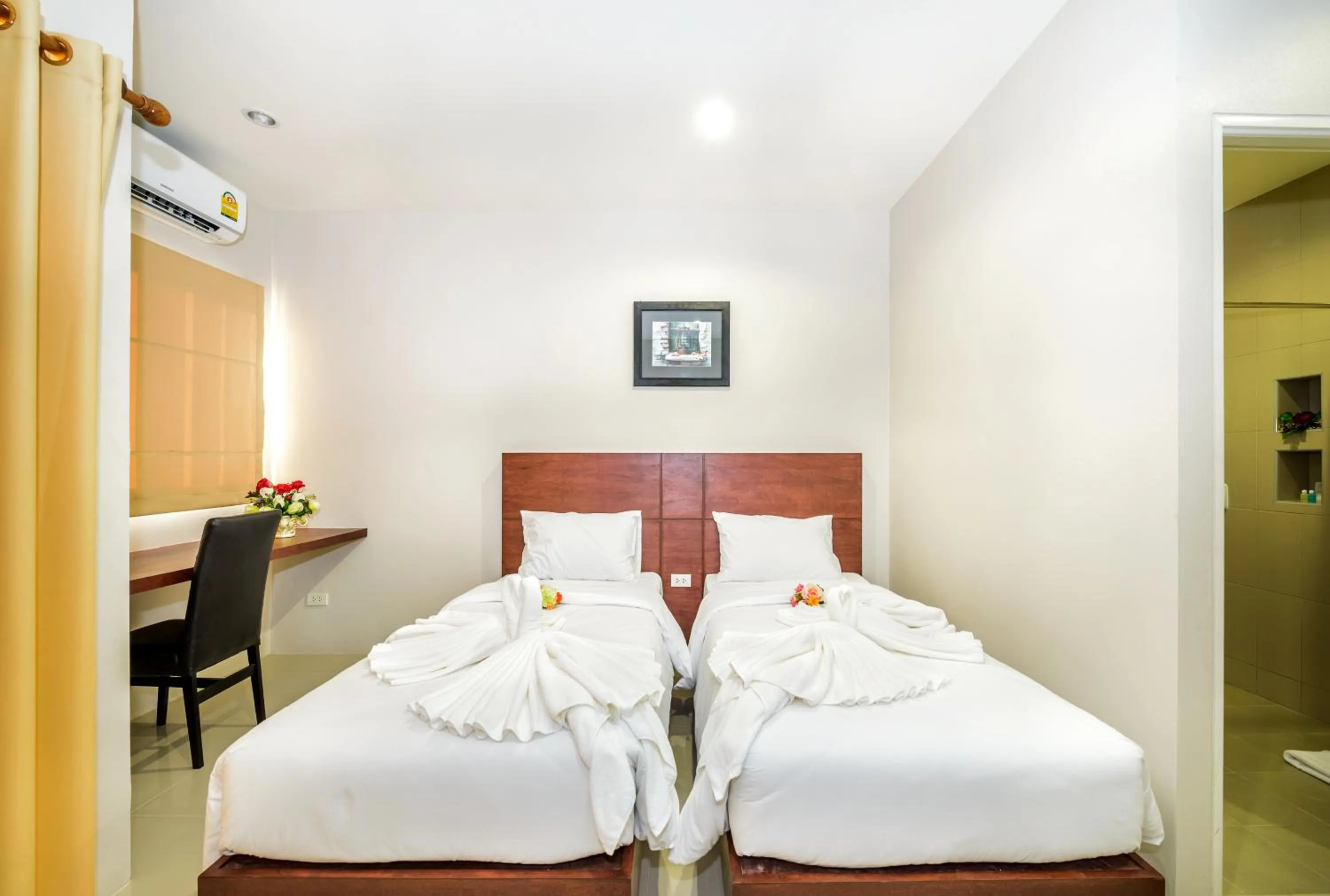 Bed in The Topaz Residence Phuket Town