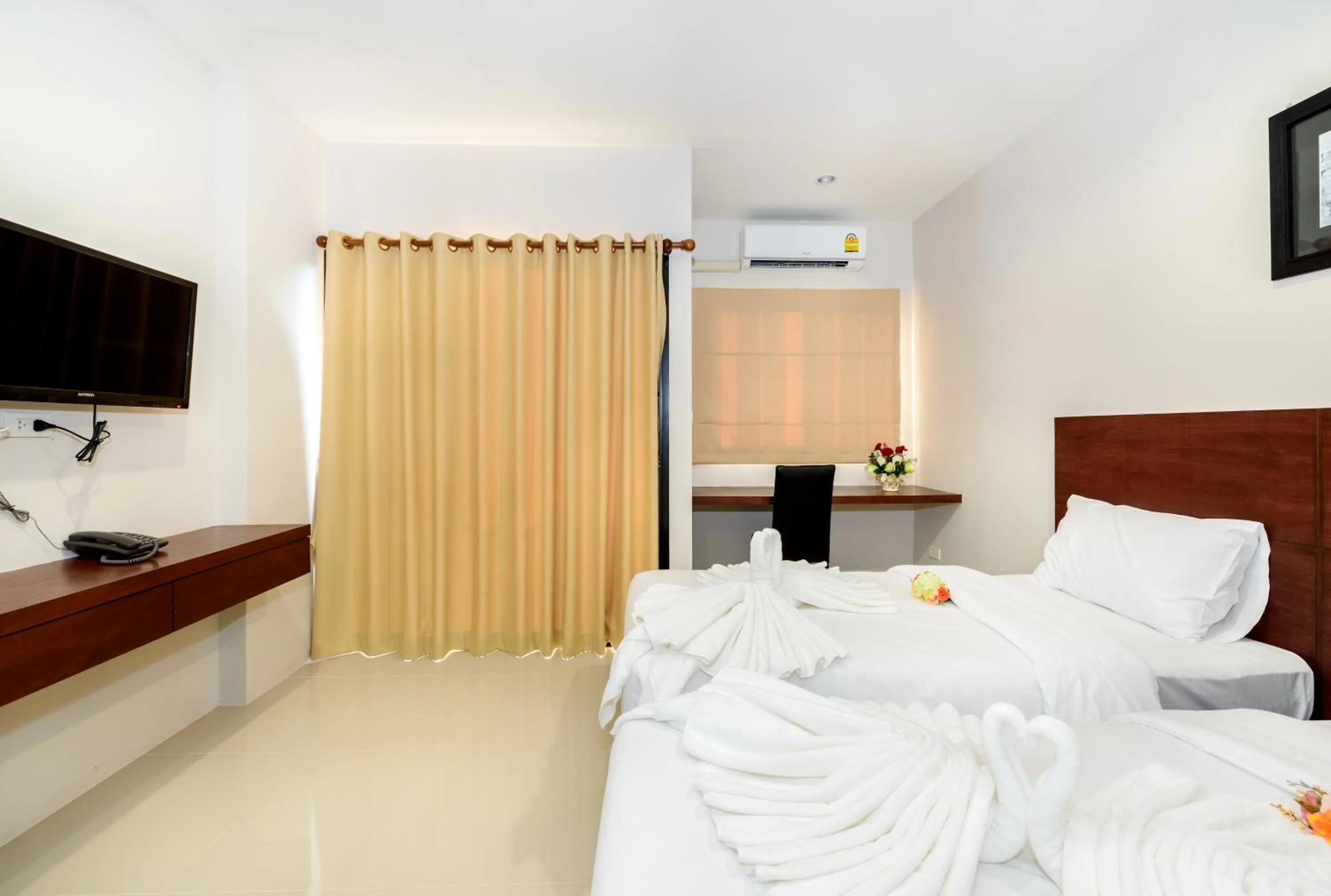 Bed in The Topaz Residence Phuket Town