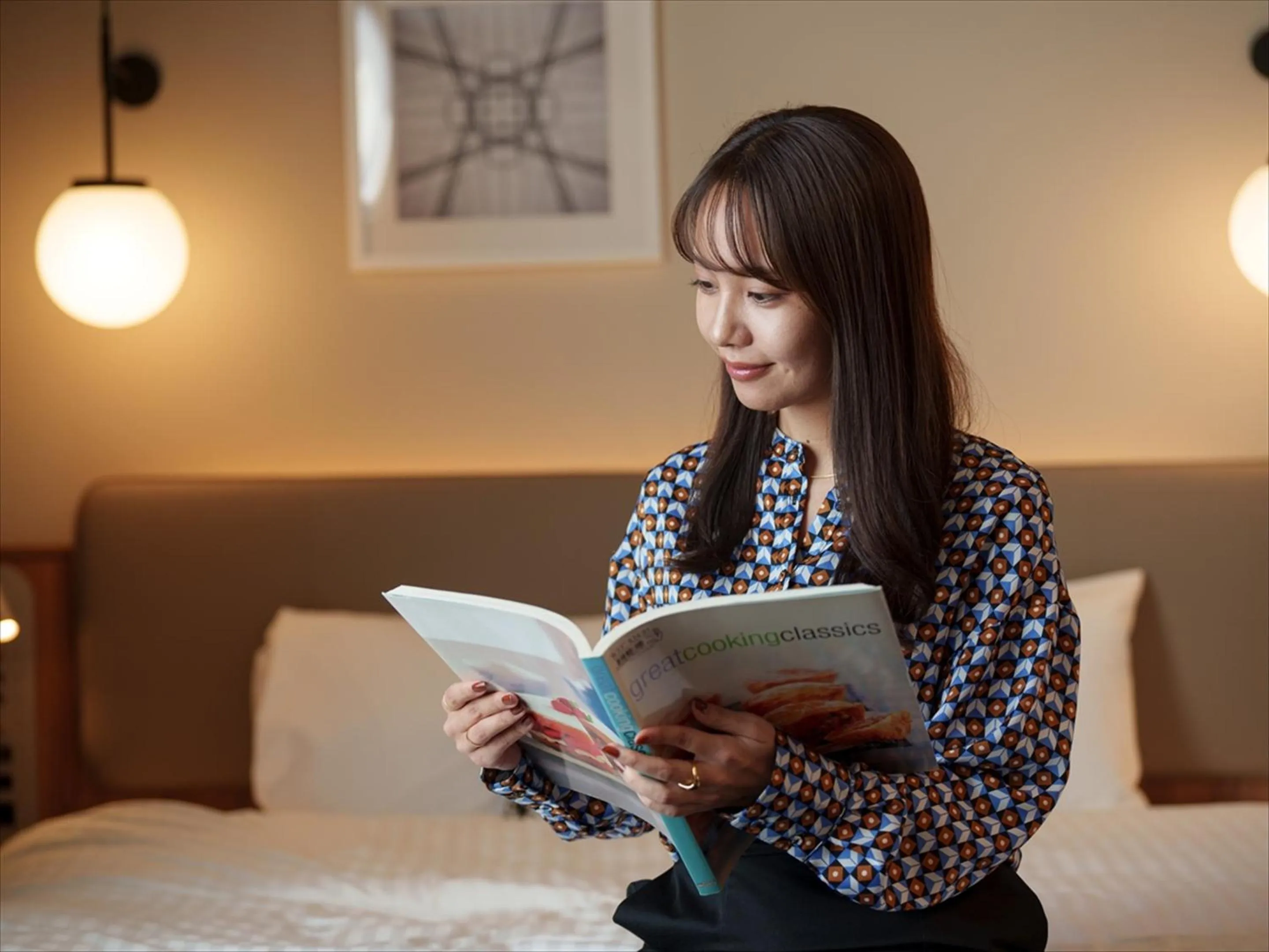 Bed in CROSS Life Hakata Tenjin