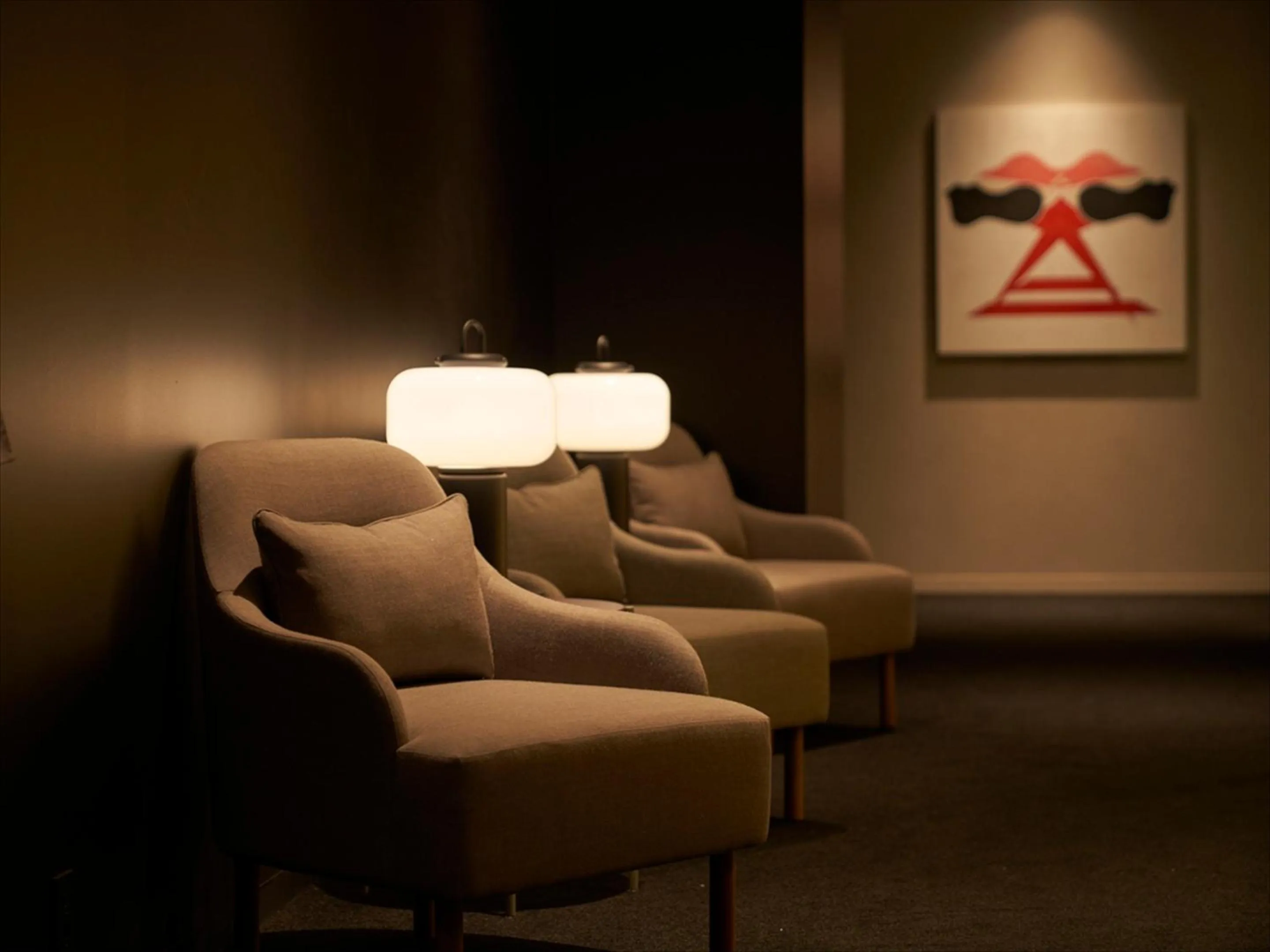 Seating area in CROSS Life Hakata Tenjin