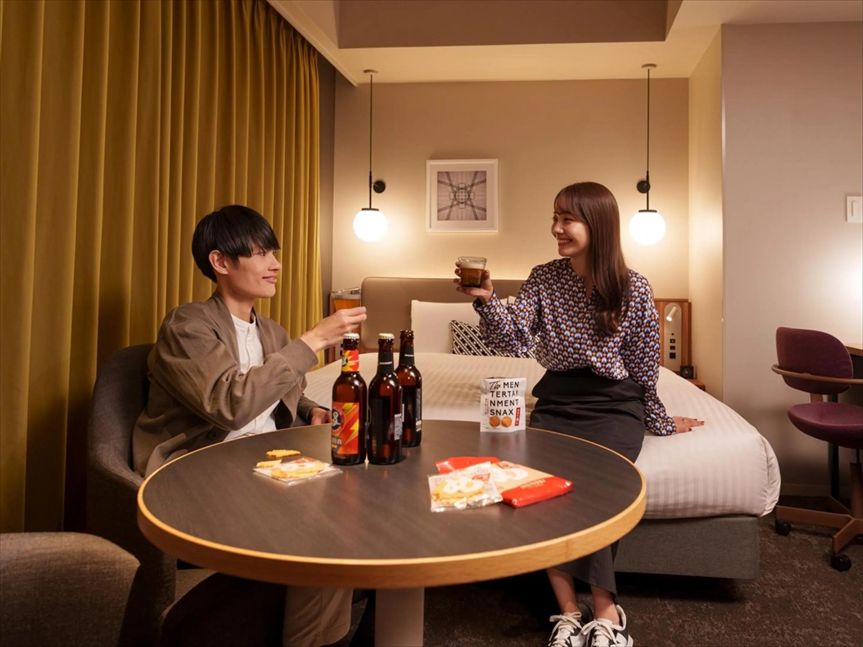 Bed in CROSS Life Hakata Tenjin