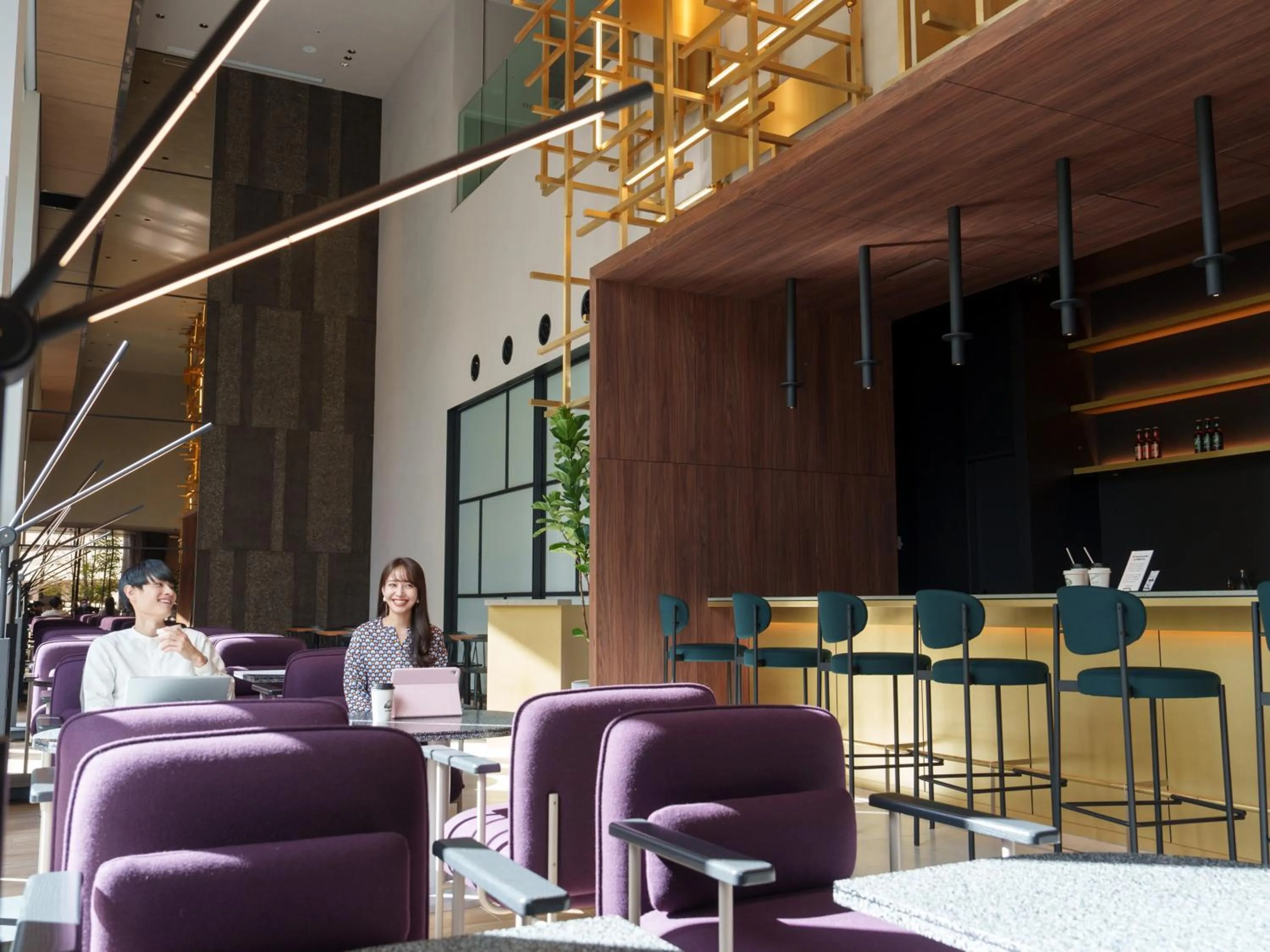 Lobby or reception in CROSS Life Hakata Tenjin