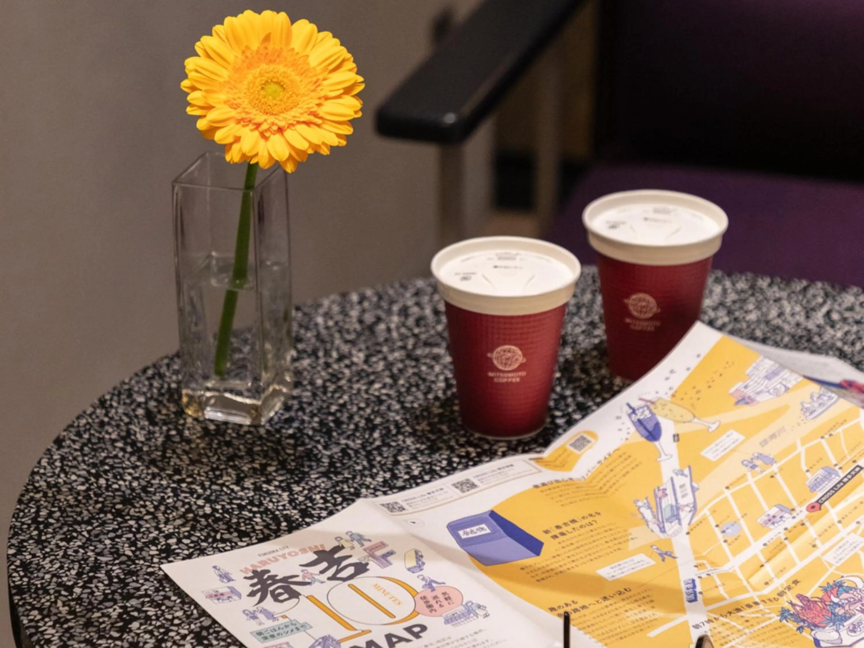 Lobby or reception in CROSS Life Hakata Tenjin