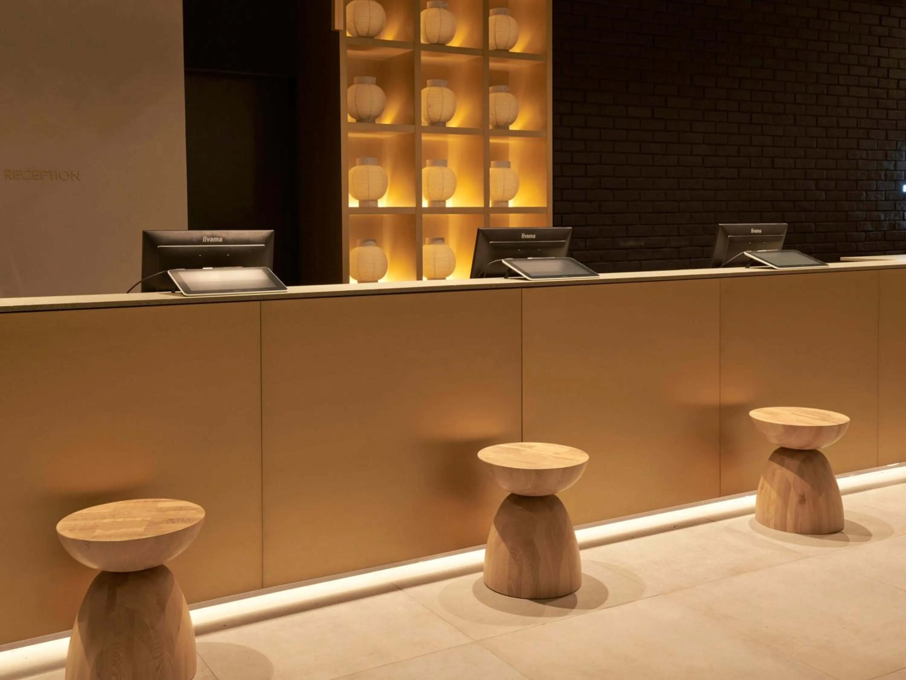 Lobby or reception in CROSS Life Hakata Tenjin