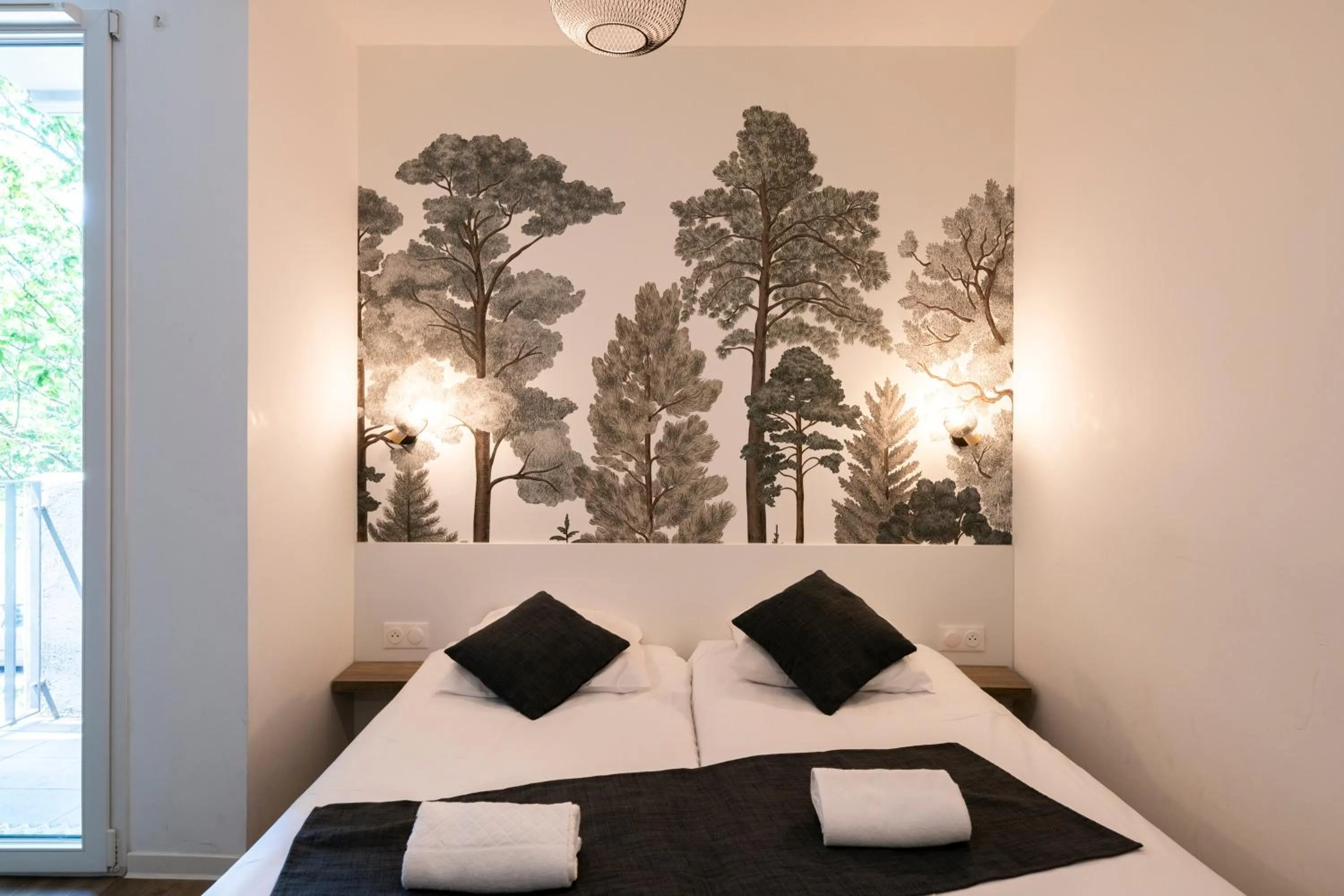 Bed in Lagrange Apart Hôtel Mulhouse Saint Sauveur