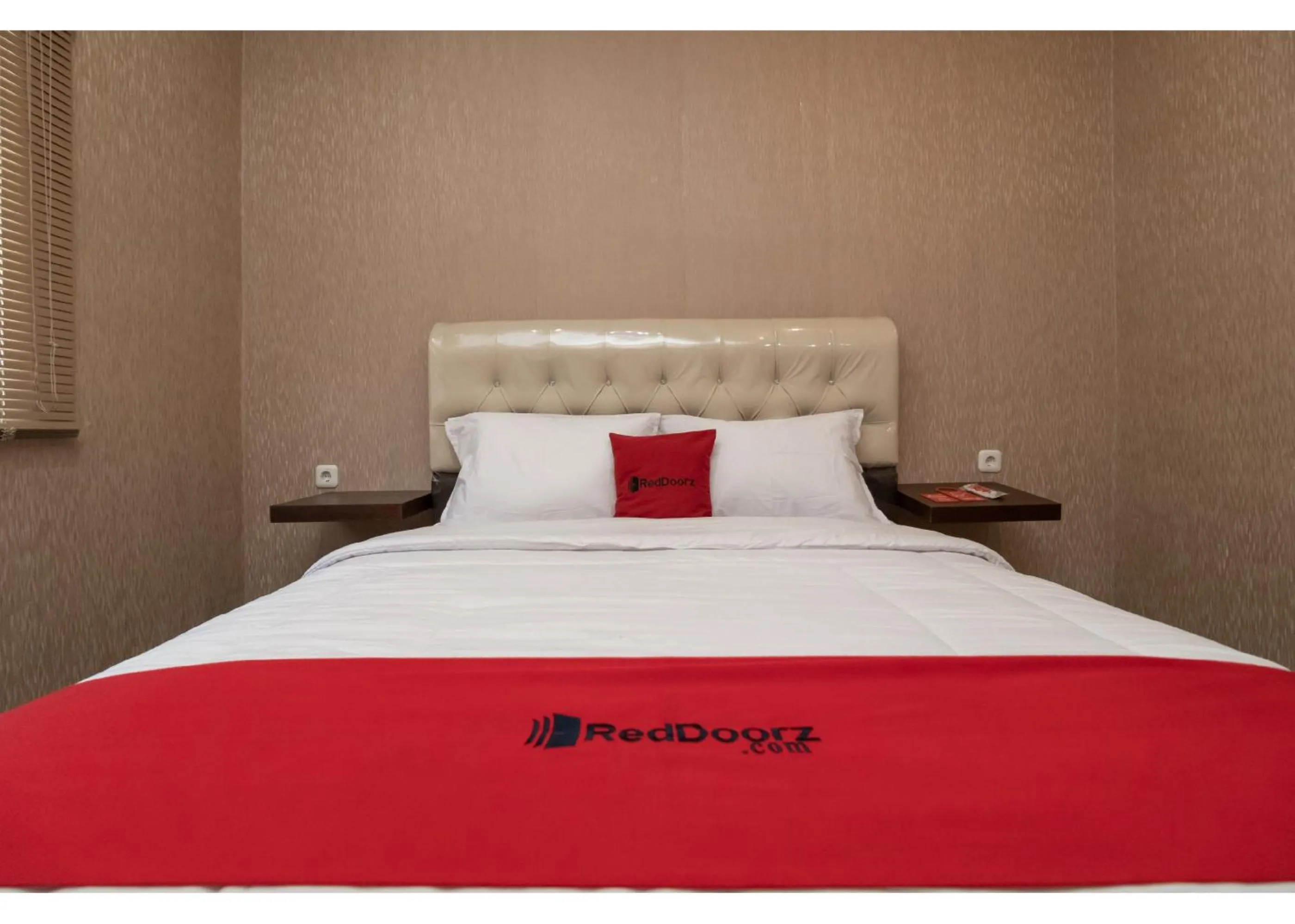 Bed in RedDoorz @ Jalan Srikandi Pekanbaru
