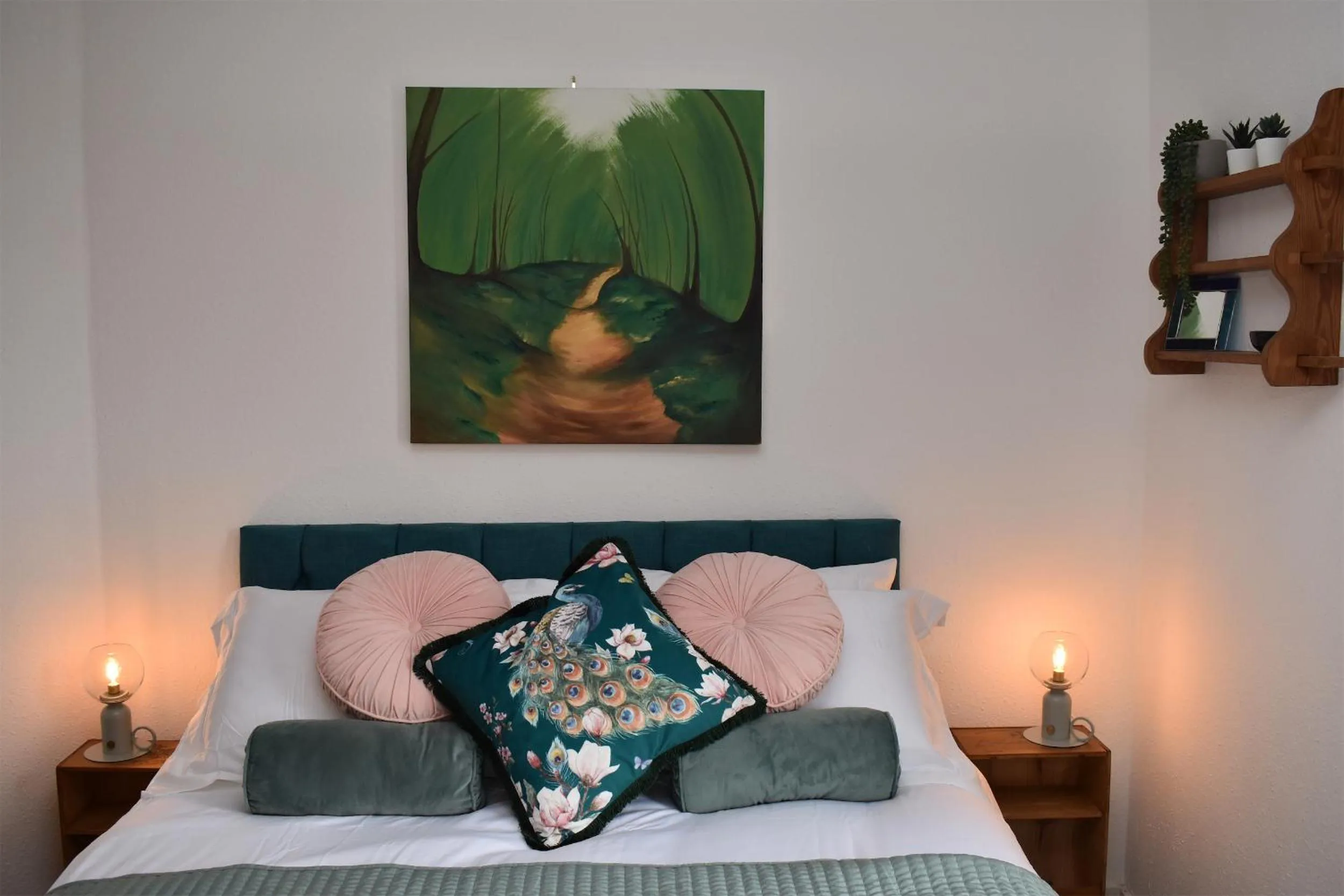 Bed in Honey Cottage