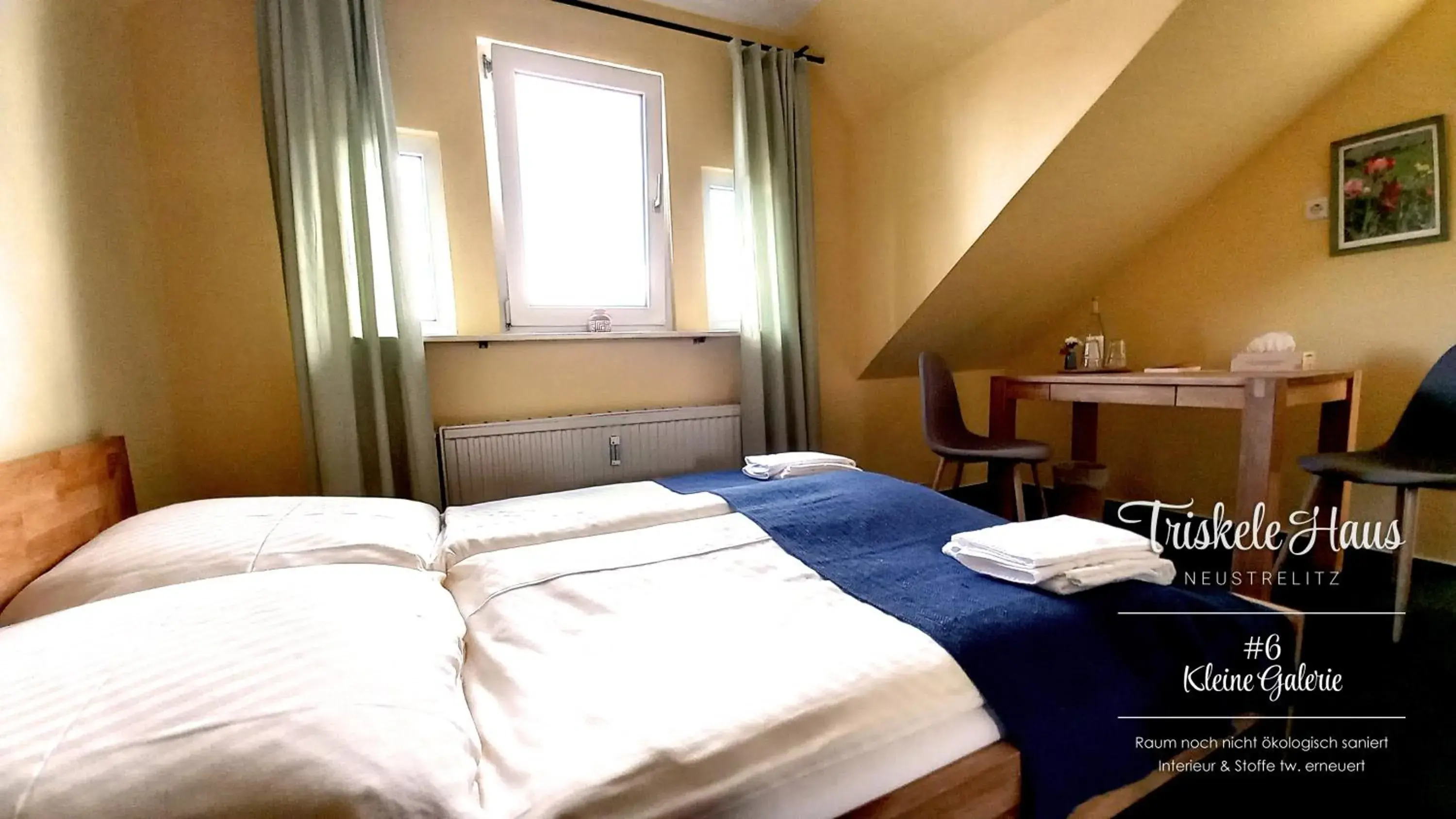 Double Room with Private Bathroom - single occupancy in Triskele Haus - Ökologisches Gästehaus der Heilstätte Strelitz Double Room with Private Bathroom - single occupancy in Triskele Haus - Ökologisches Gästehaus der Heilstätte Strelitz