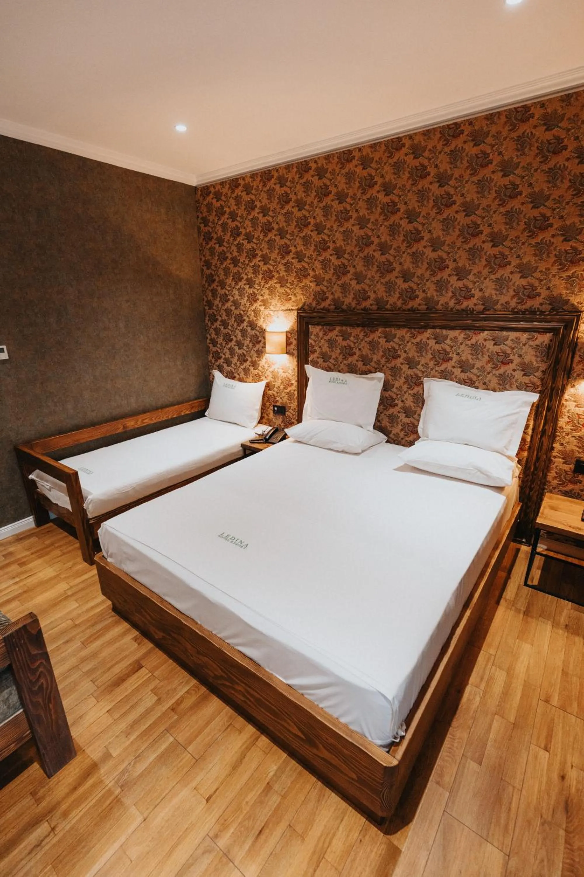 Bed in Ledina Hotel