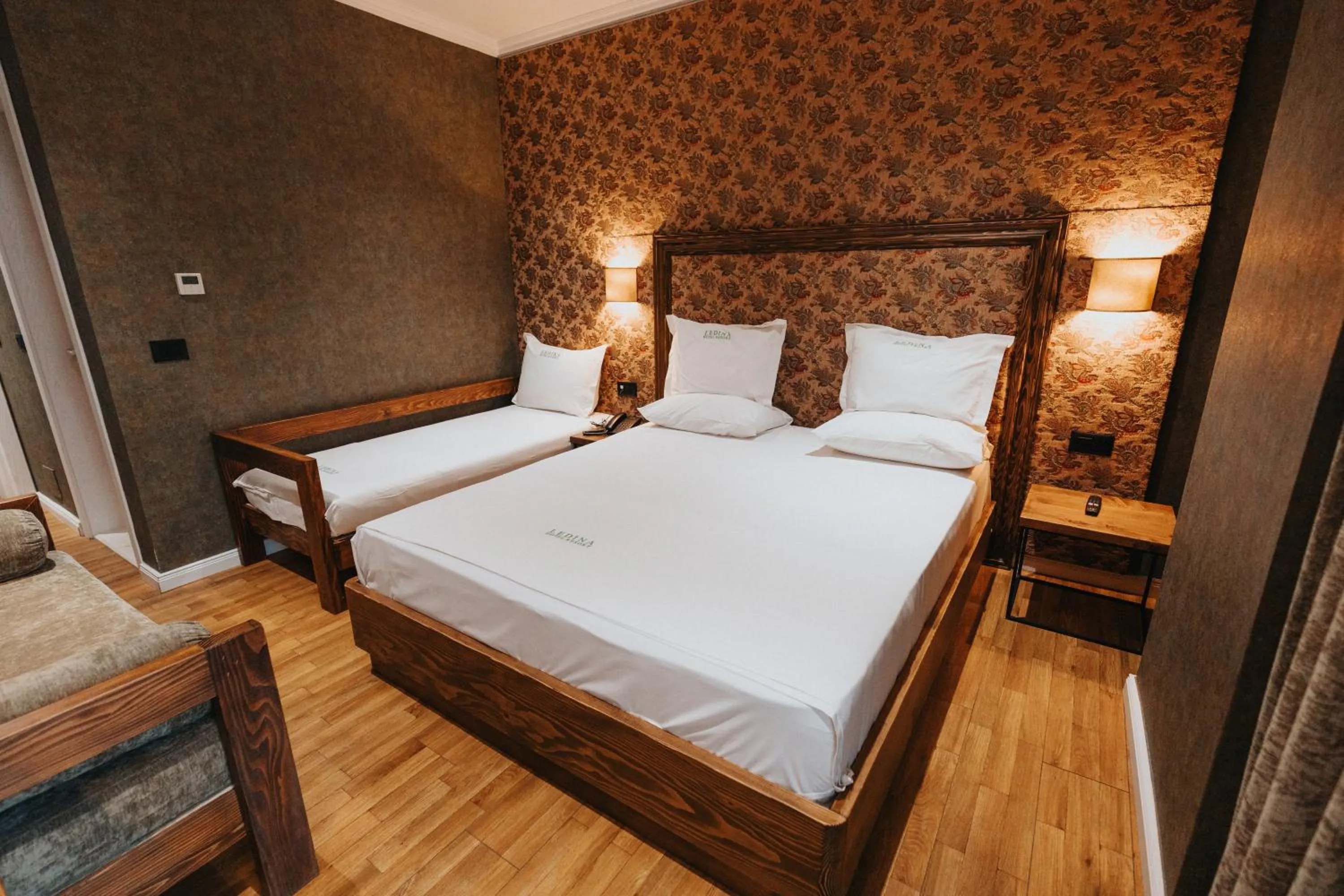 Bed in Ledina Hotel