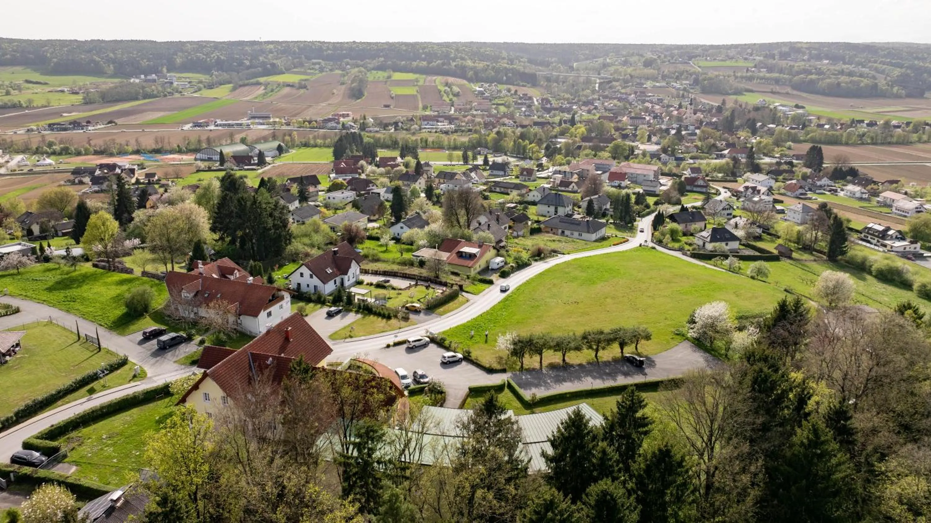 Natural landscape in Panoramahof Ziegler