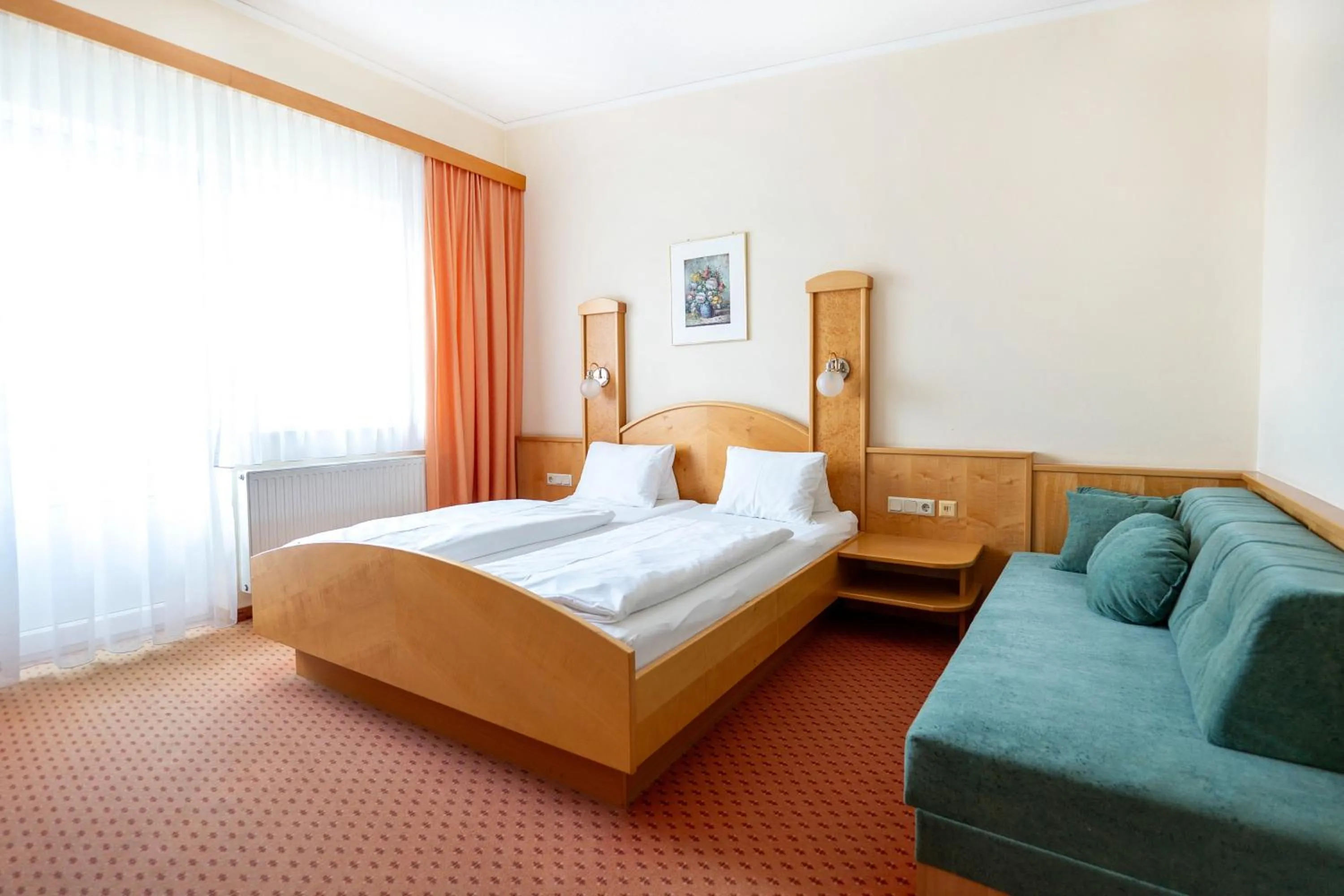 Photo of the whole room, Bed in Panoramahof Ziegler