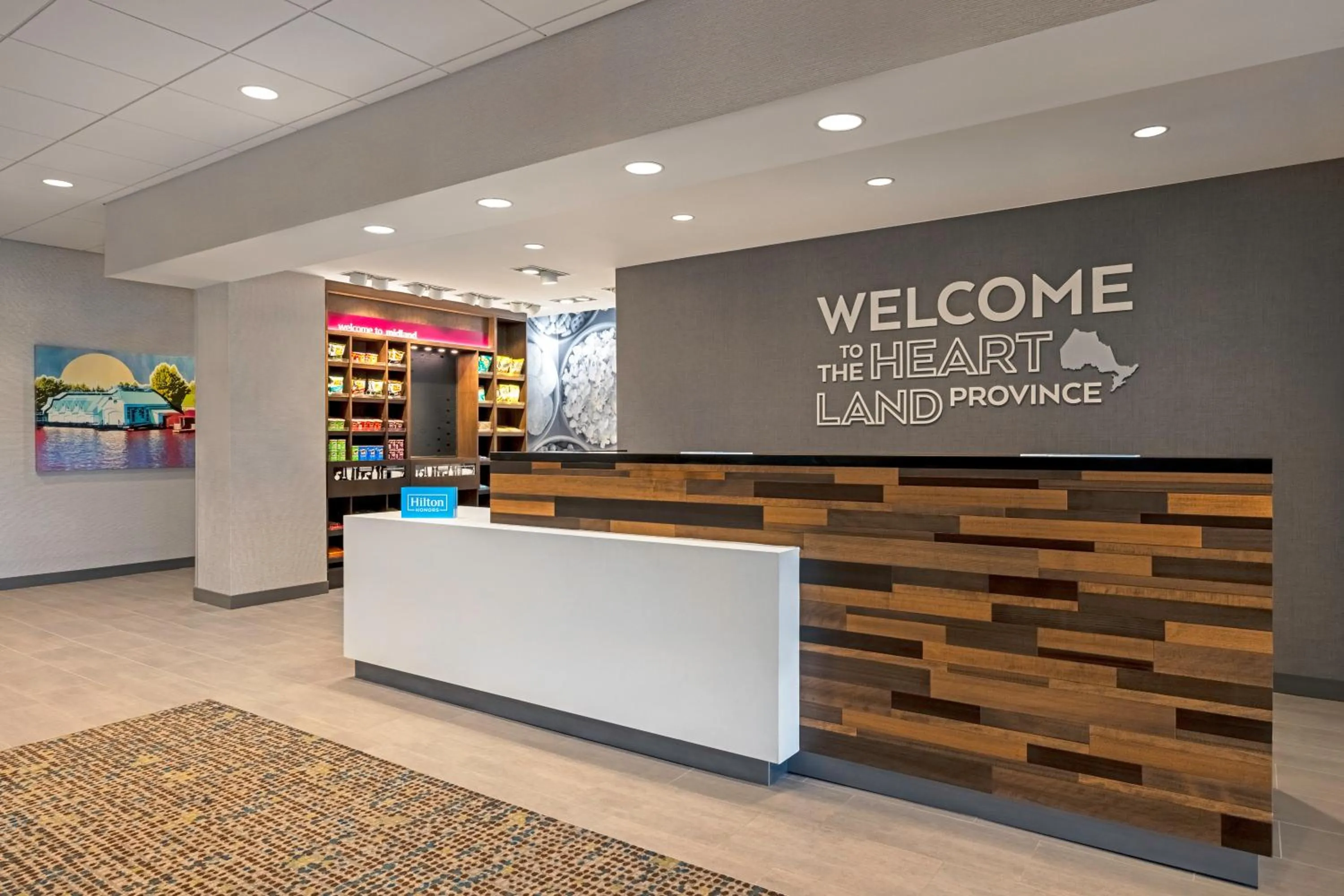Lobby or reception in Hampton Inn Midland, On