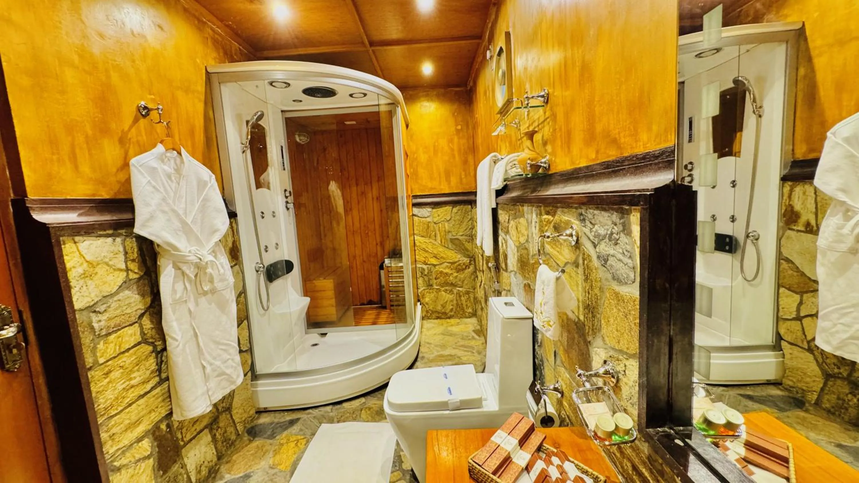 Shower in Queenswood Cottage