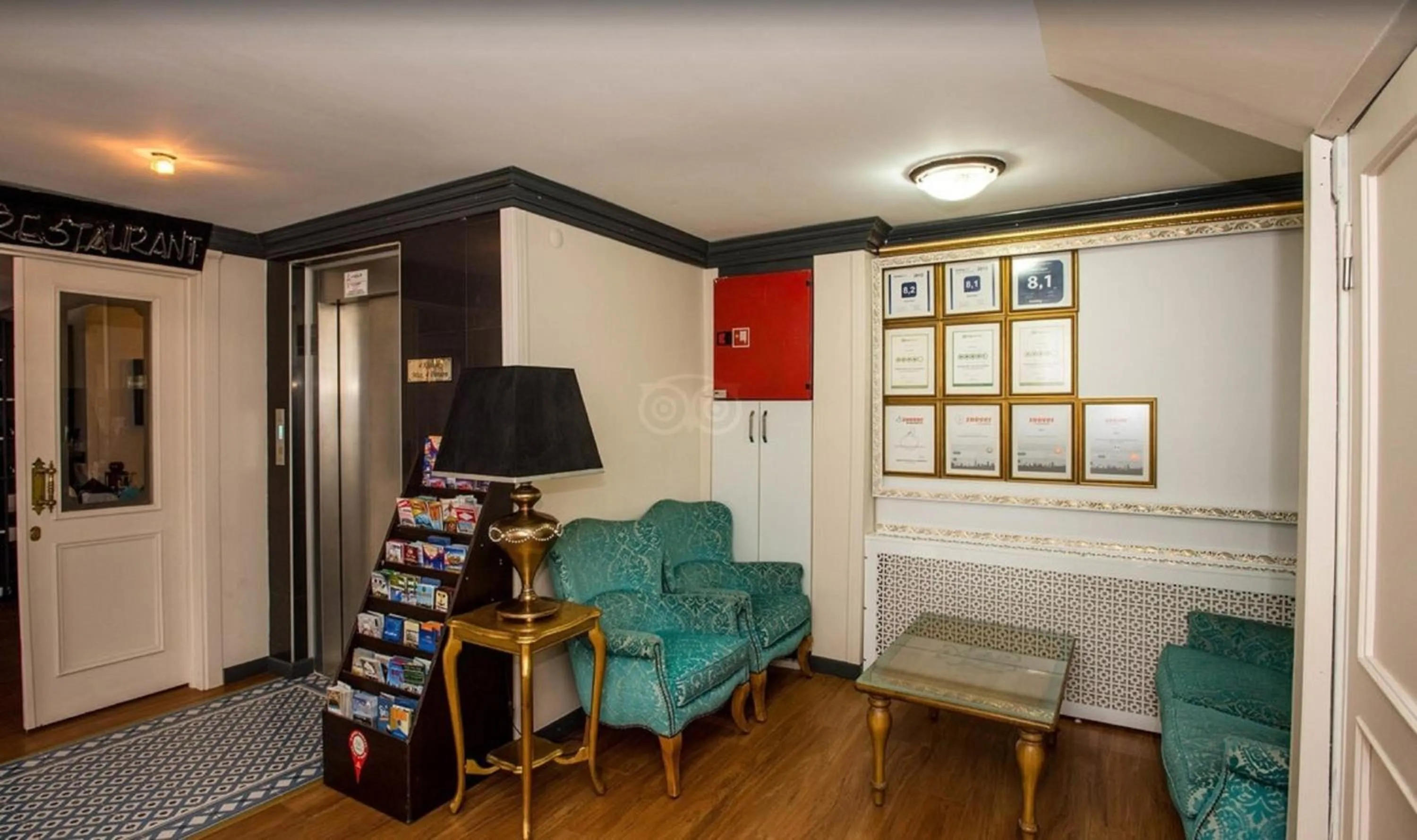 Decorative detail in Hotel Agan Oldcity Istanbul