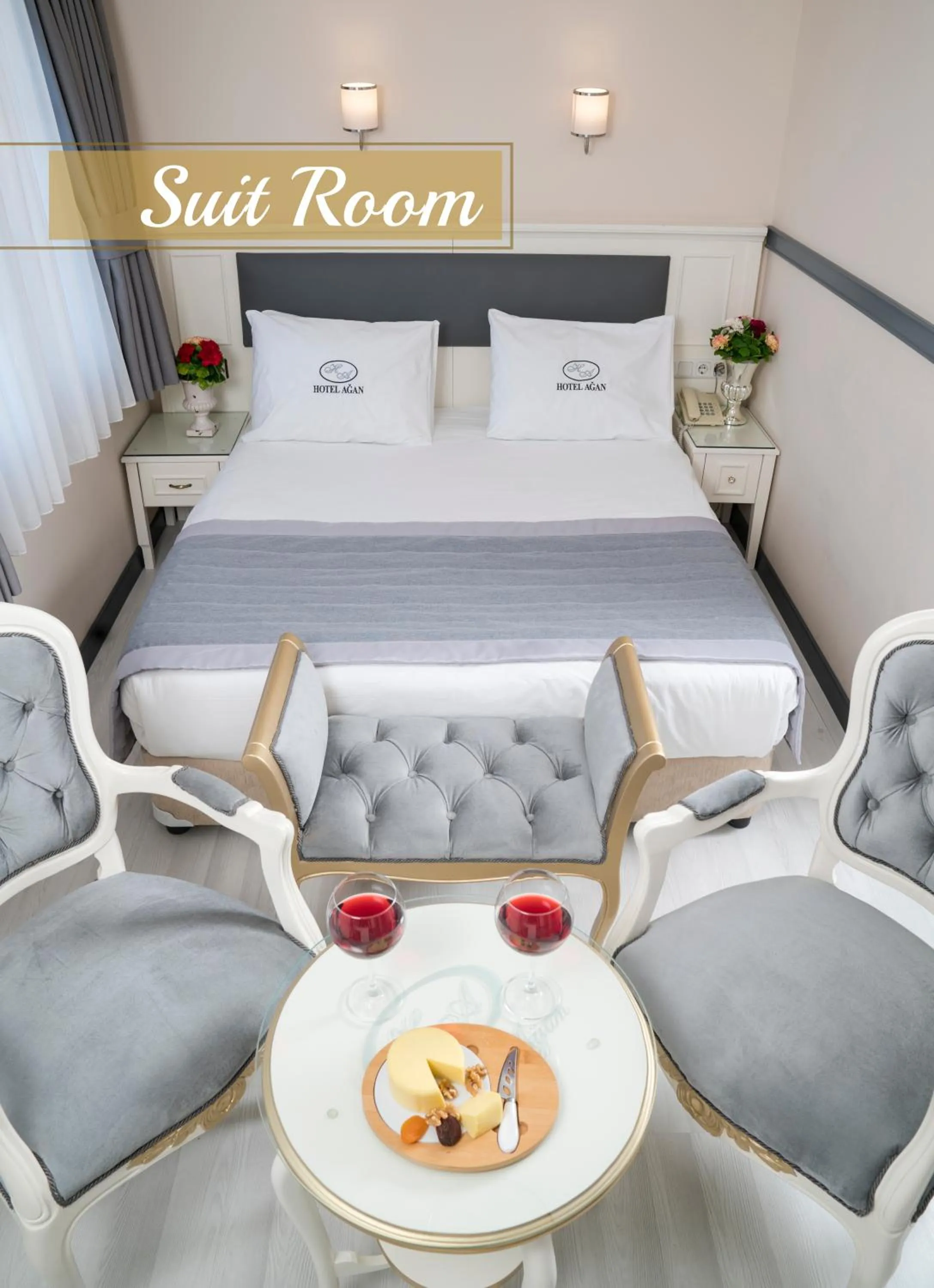 Bedroom, Bed in Hotel Agan Oldcity Istanbul