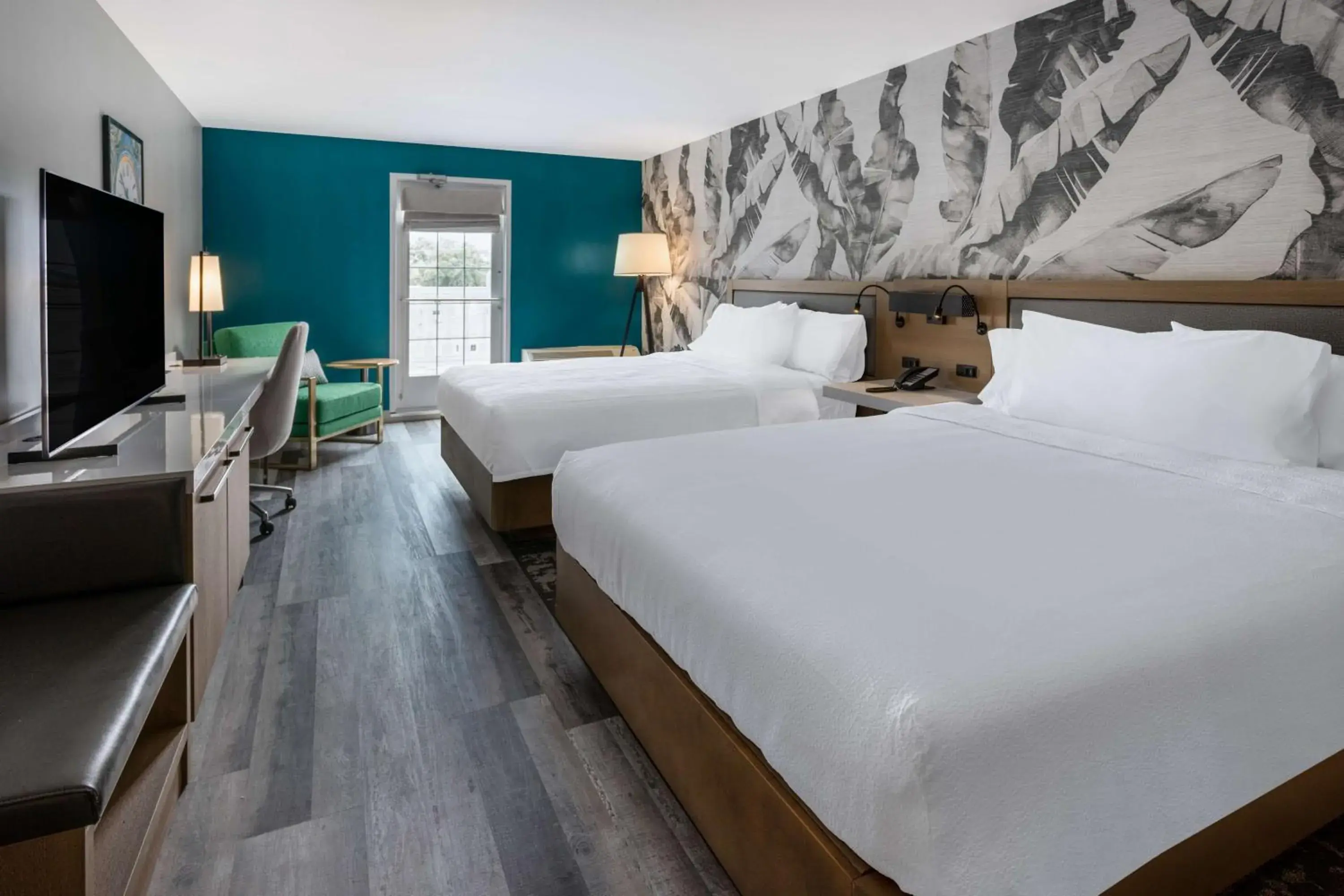 Queen Room with Two Queen Beds and Balcony in Hilton Garden Inn St Augustine-Historic District Queen Room with Two Queen Beds and Balcony in Hilton Garden Inn St Augustine-Historic District