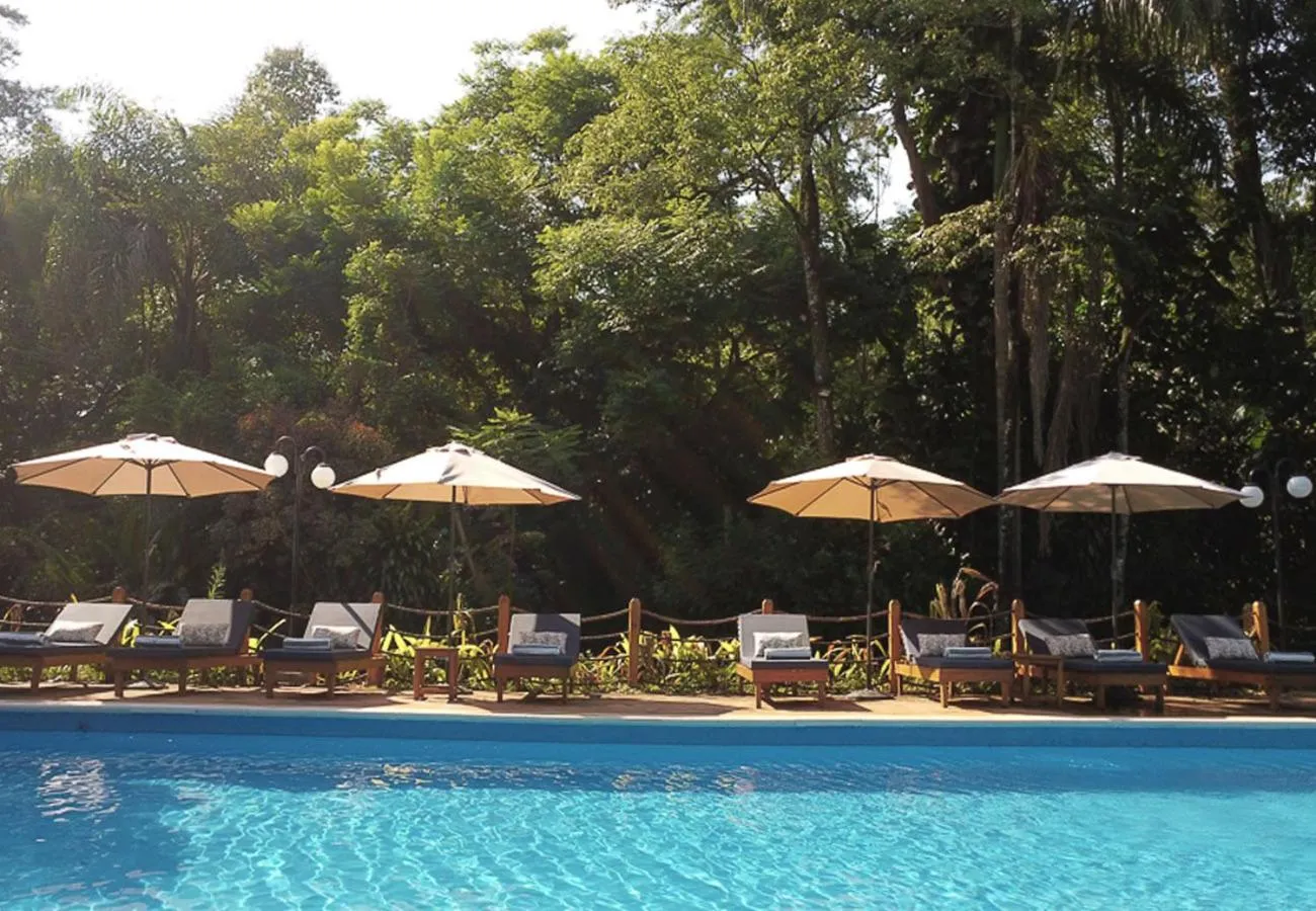 Pool view in Overo Lodge & Selva