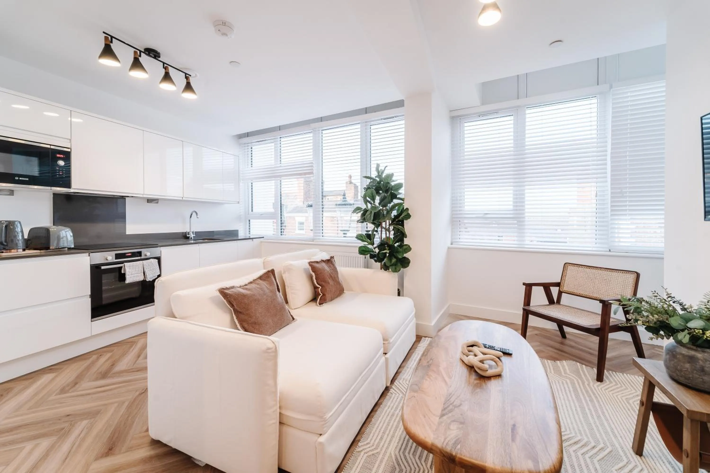 Living room in Royal House Stylish Apartments - Chester