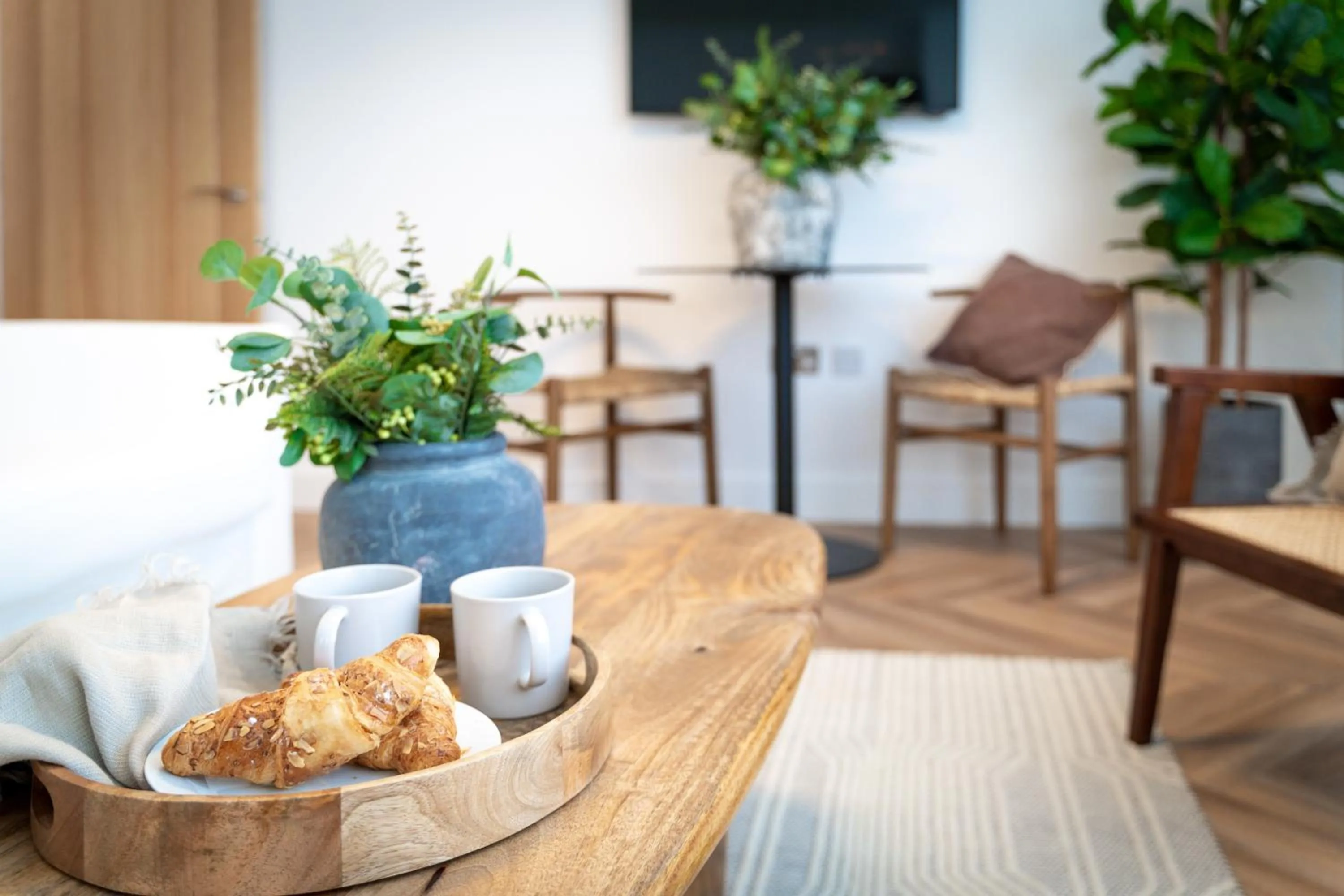 Seating area in Royal House Stylish Apartments - Chester