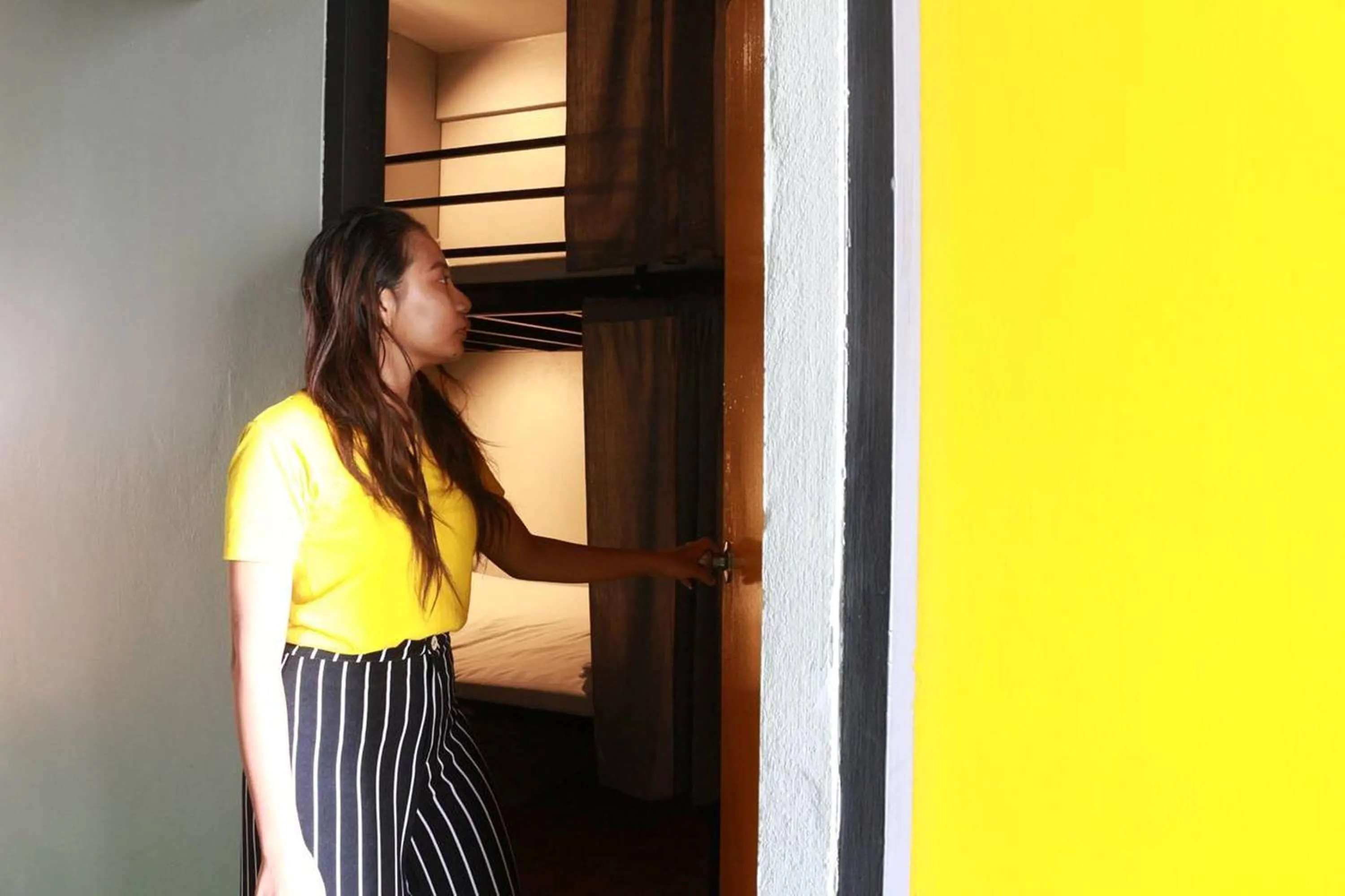 group of guests in Beehive Phuket Old Town Hostel