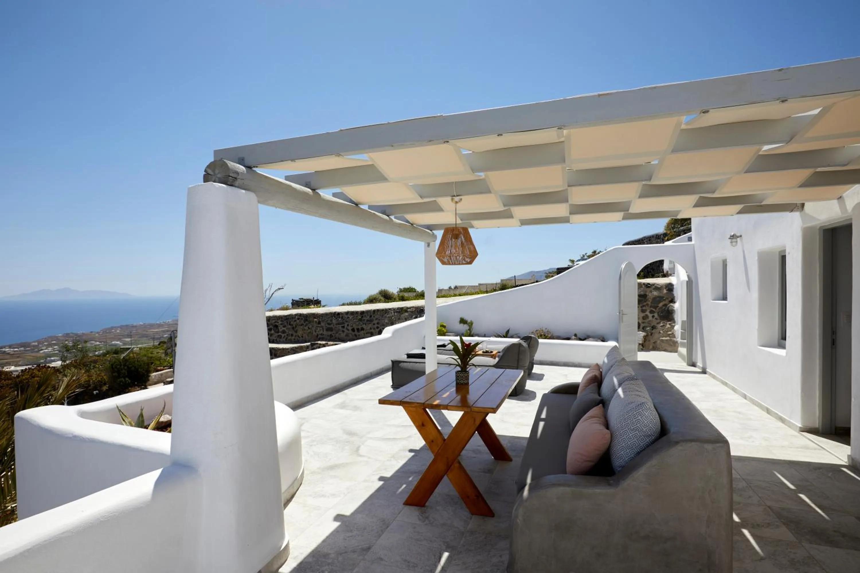 Patio in El Verano Suites